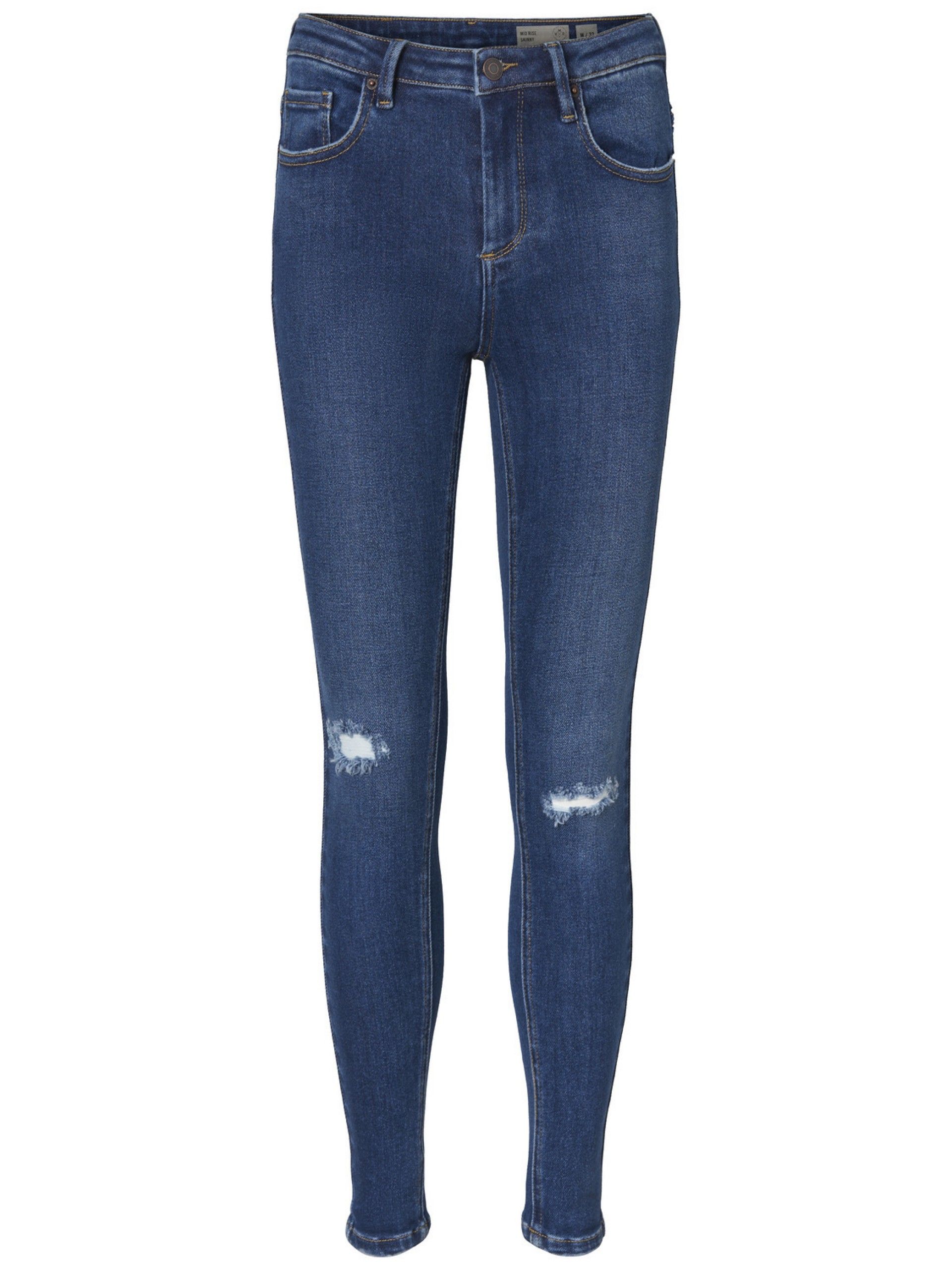 CALÇA MULHER TERESA SKINNY KNEE CUT GU309