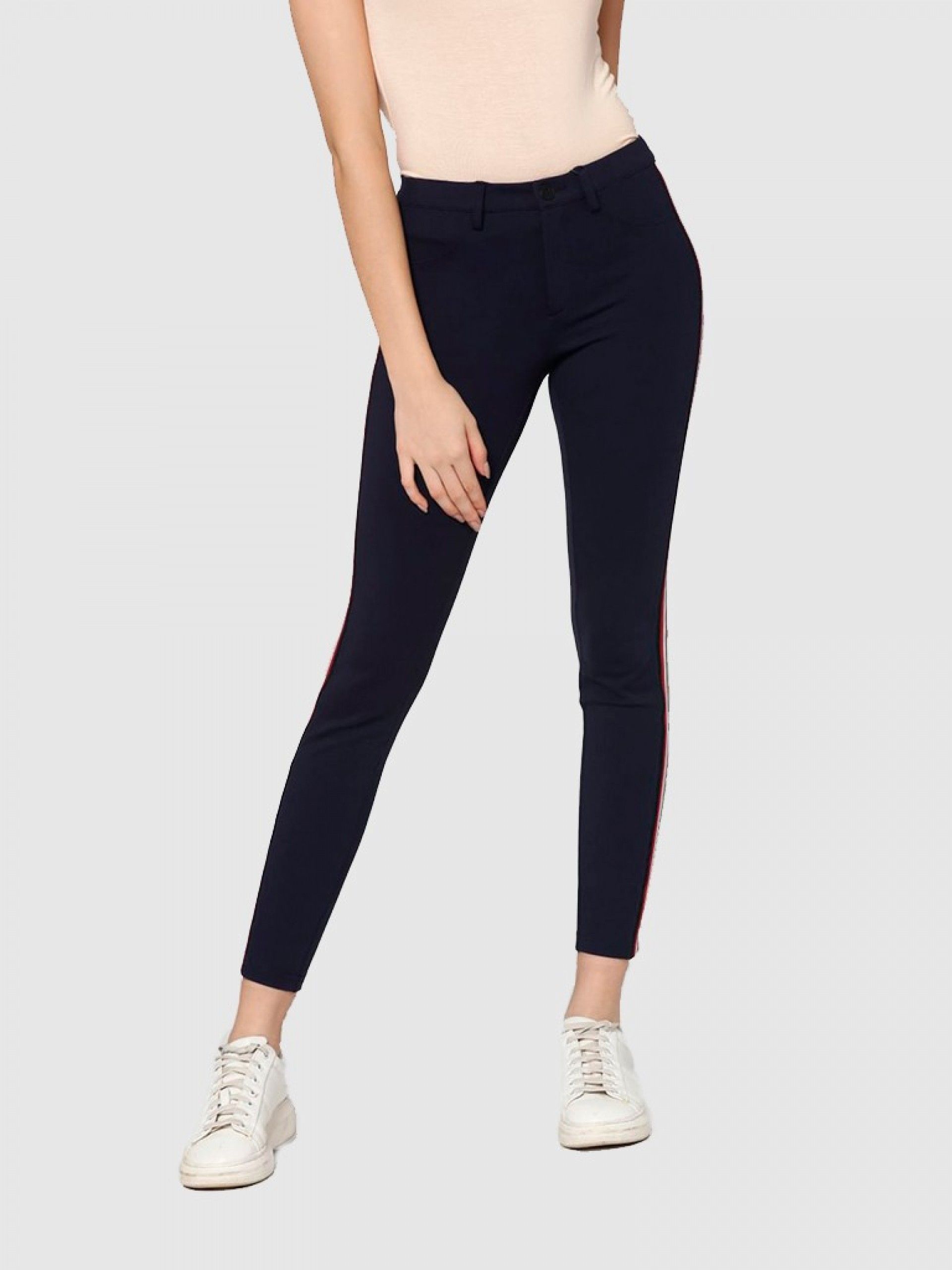 CALÇA MULHER EVIE STRIPE LEGGING ONLY