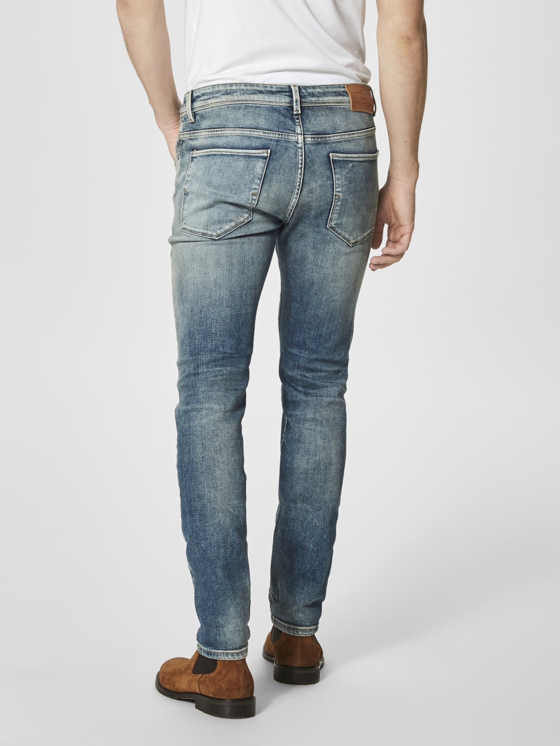 Calça HOMEM JEANS SLIM-LEON 6111 M.BLUE SELECTED