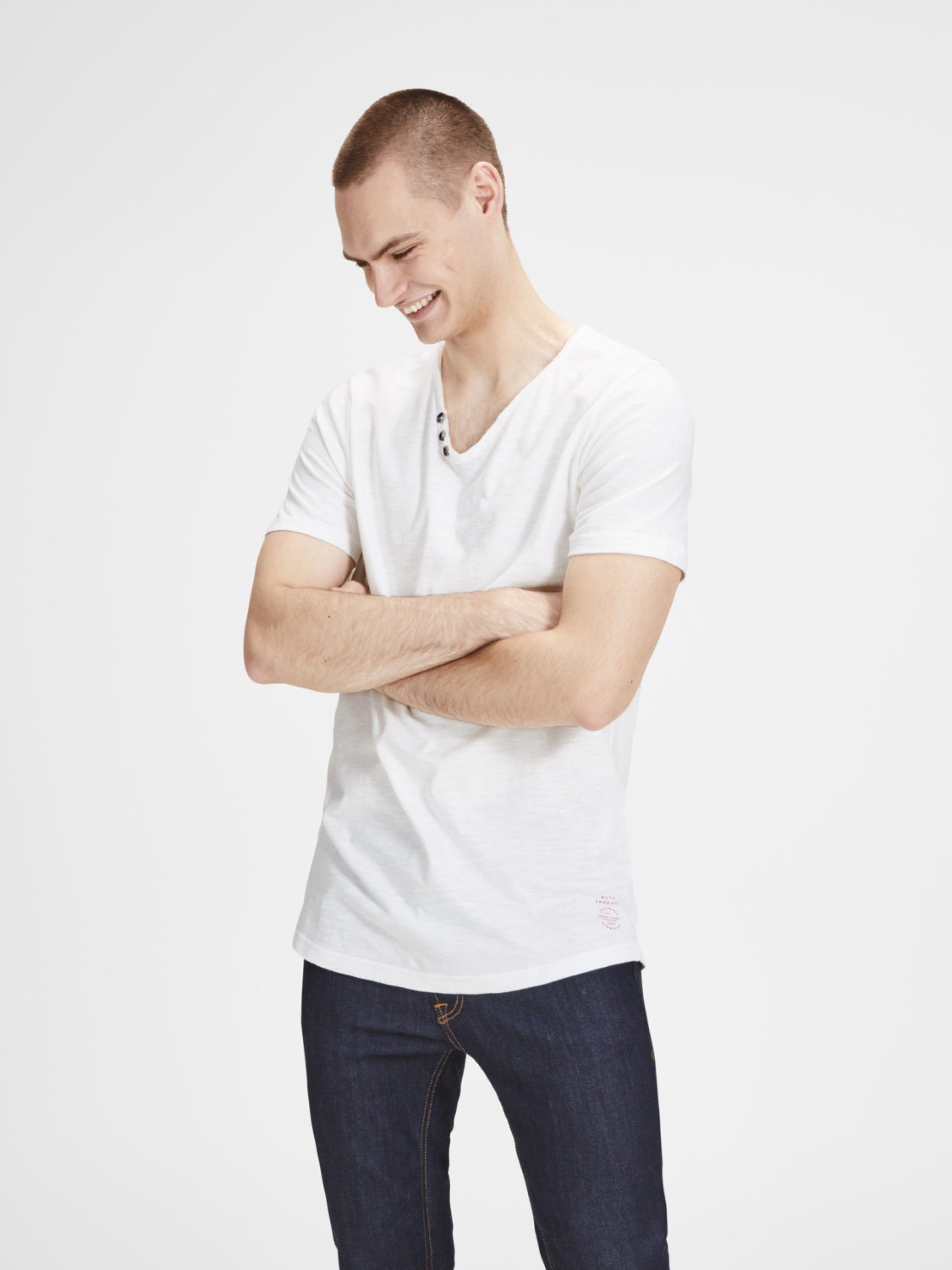 T-SHIRT HOMEM SLIDE V JACK JONES