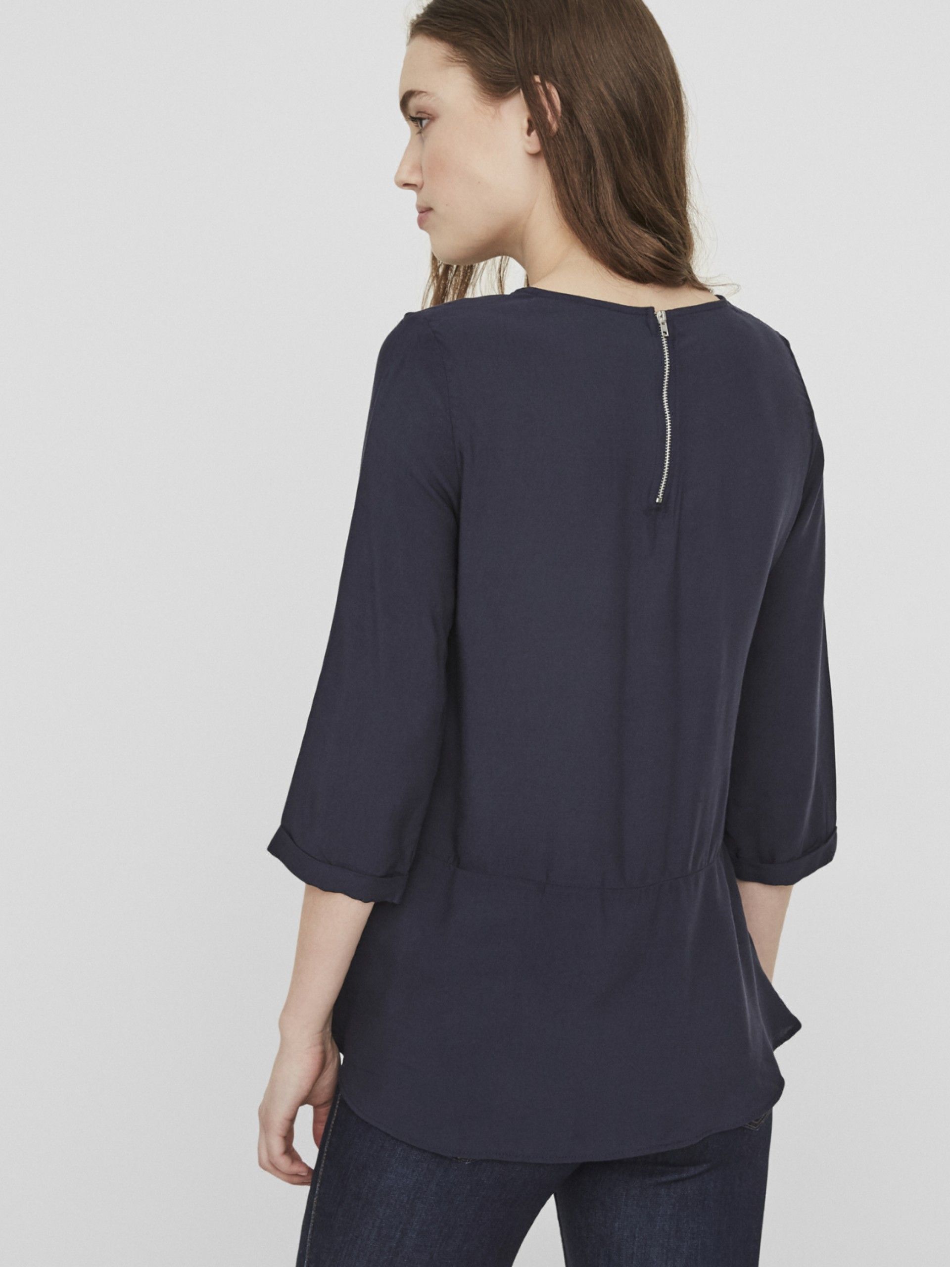 Top MULHER FRILL 3/4 NOOS VERO MODA