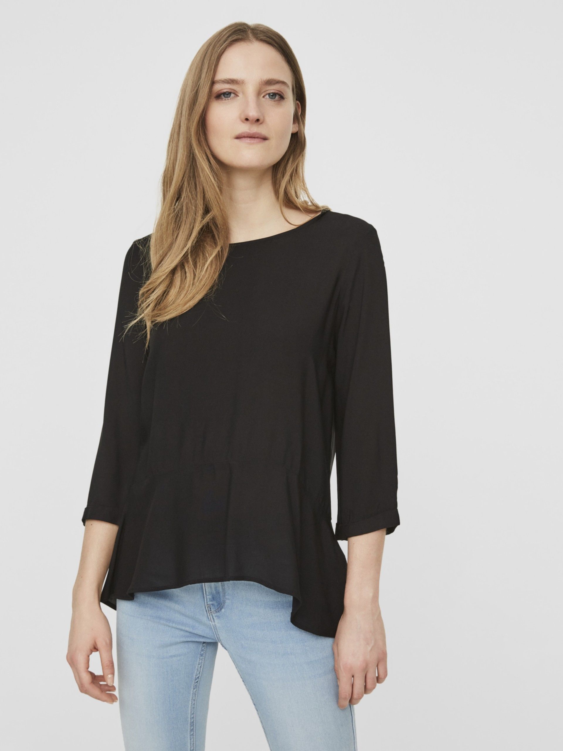 Top MULHER FRILL 3/4 NOOS VERO MODA
