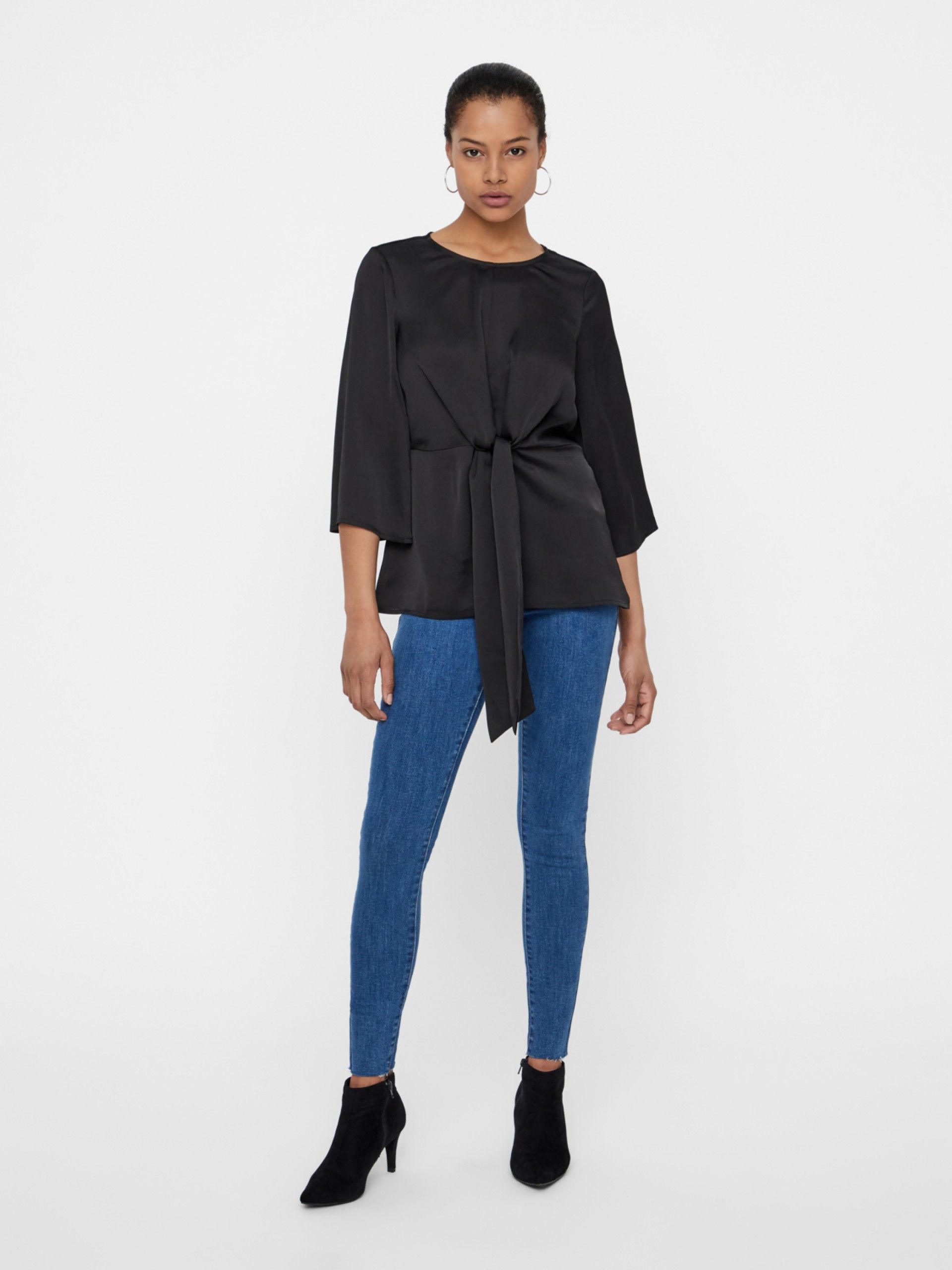 TOP MULHER DELTA TIE 3/4 VERO MODA