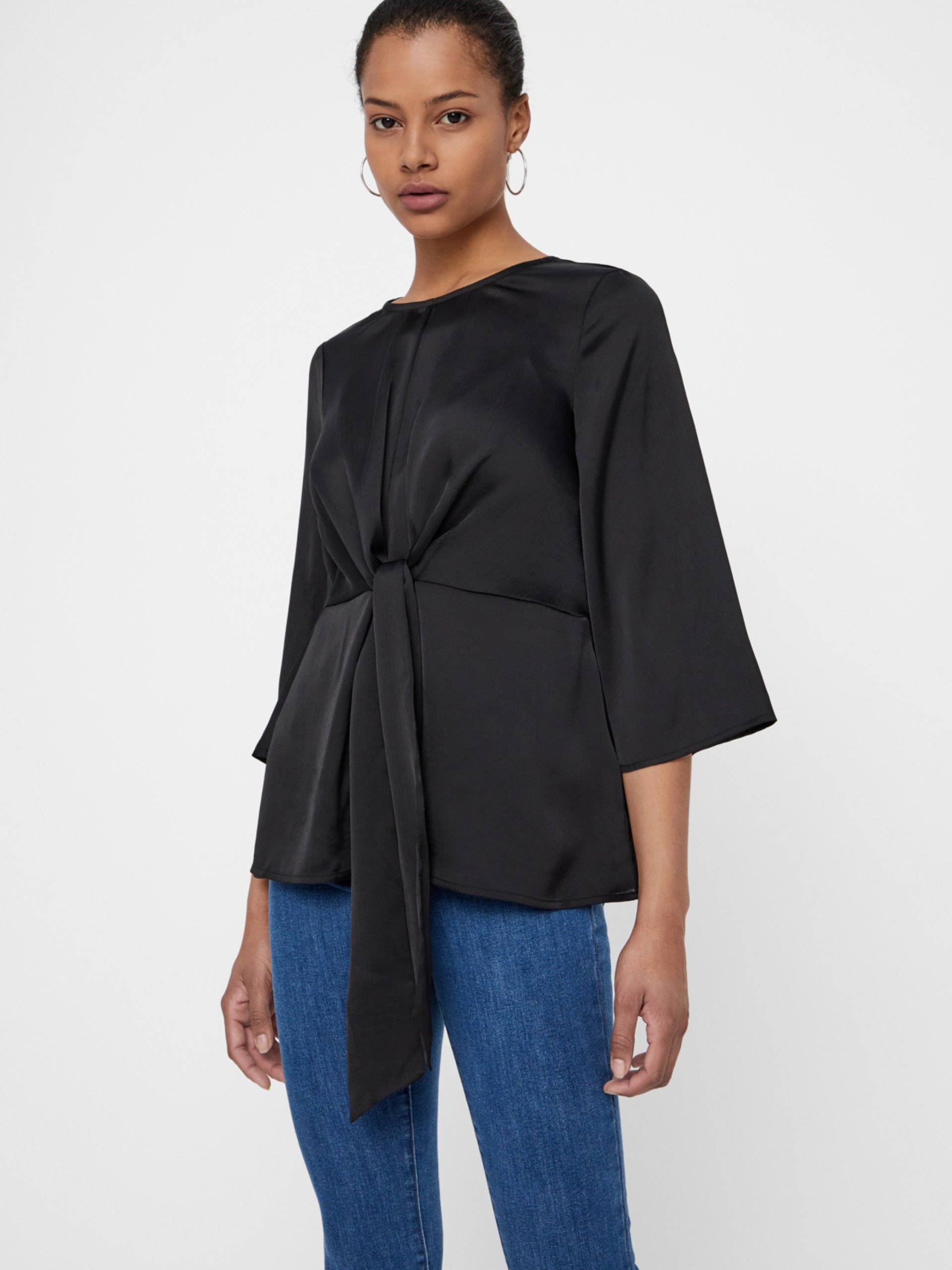 TOP MULHER DELTA TIE 3/4 VERO MODA