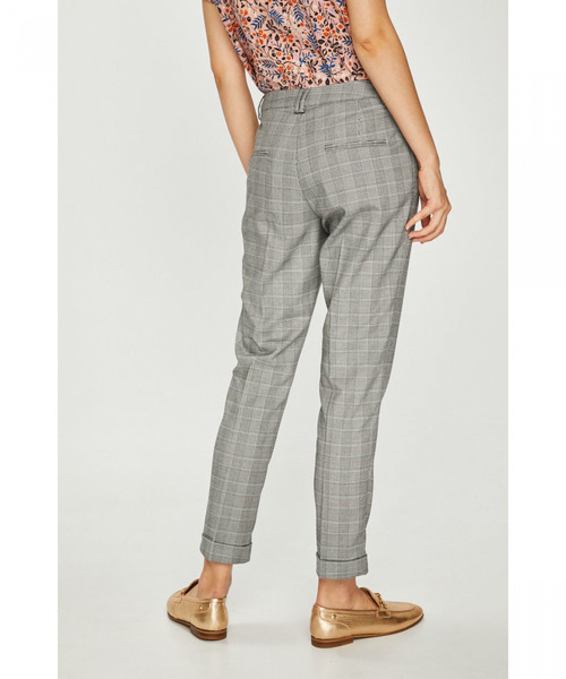 CALÇA MULHER IRINE XADREZ PEPE JEANS