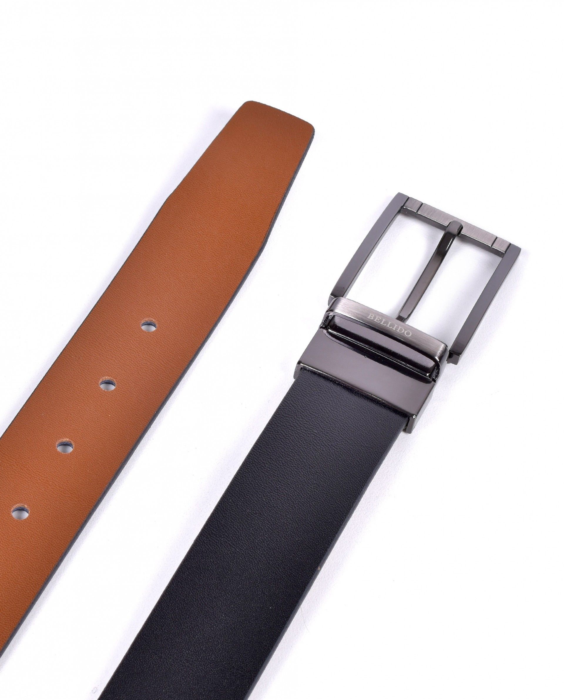 Cinto de couro Reversível Miguel Bellido