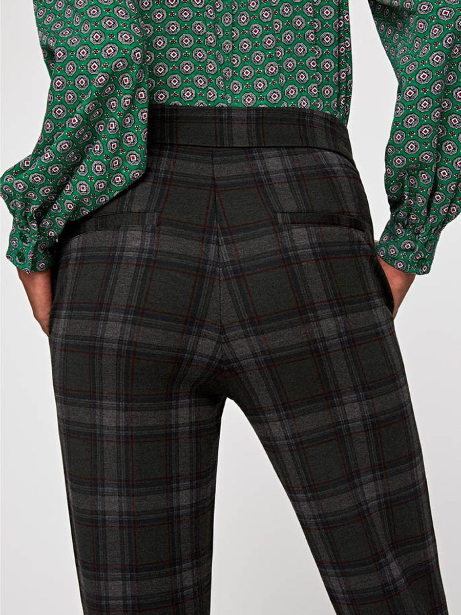 CALÇA MULHER BEGO PEPE JEANS XADREZ