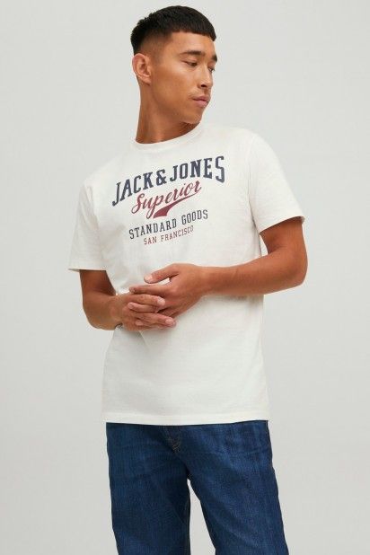 T-shirt homem logo Jack Jones