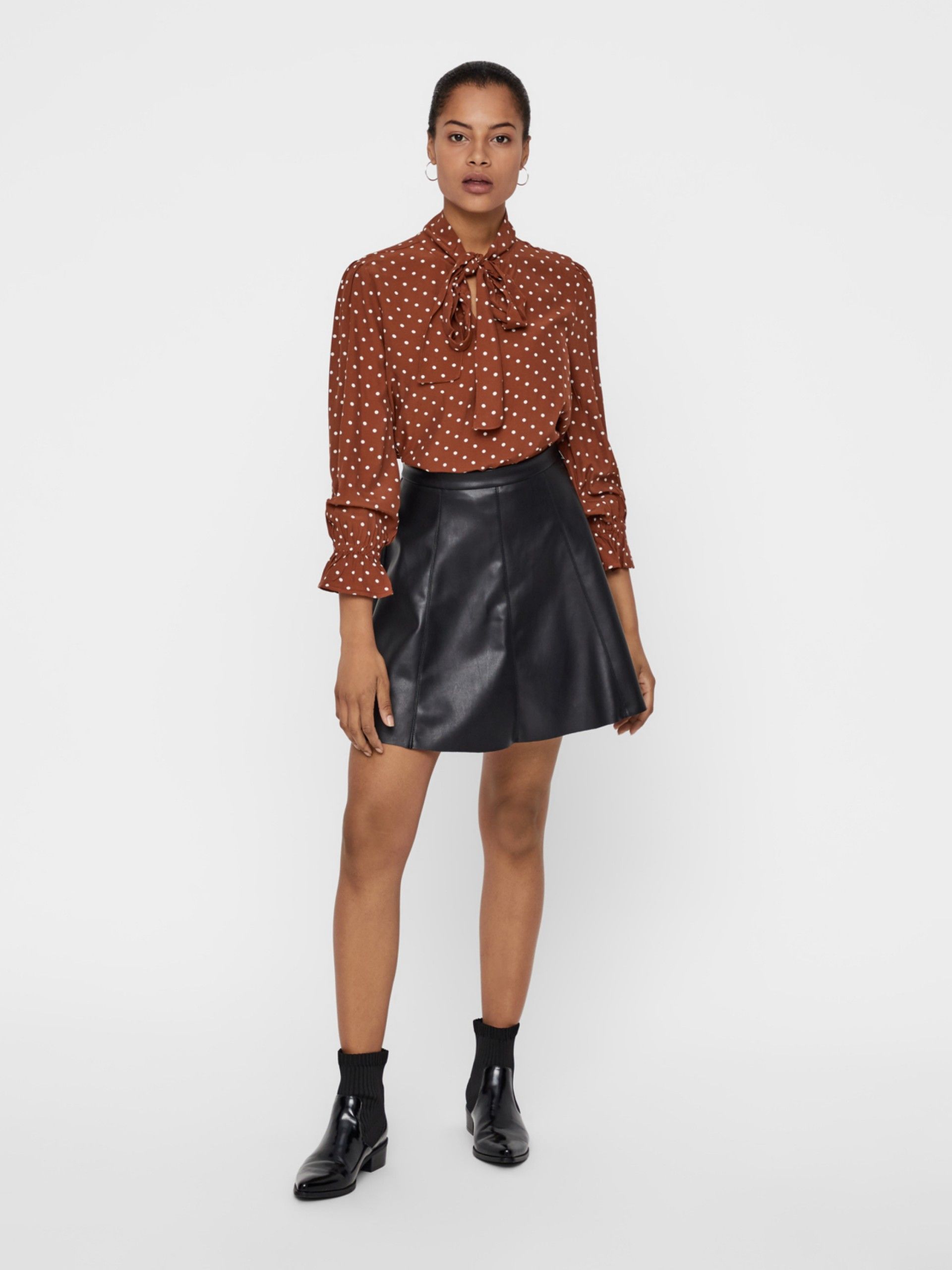 BLUSA MULHER DOTTY TIE VERO MODA