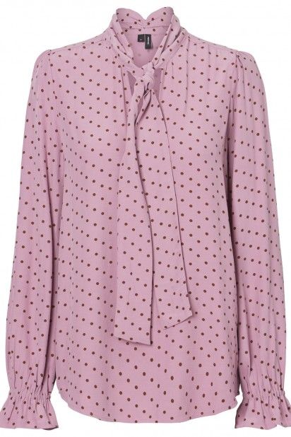 BLUSA MULHER DOTTY TIE VERO MODA