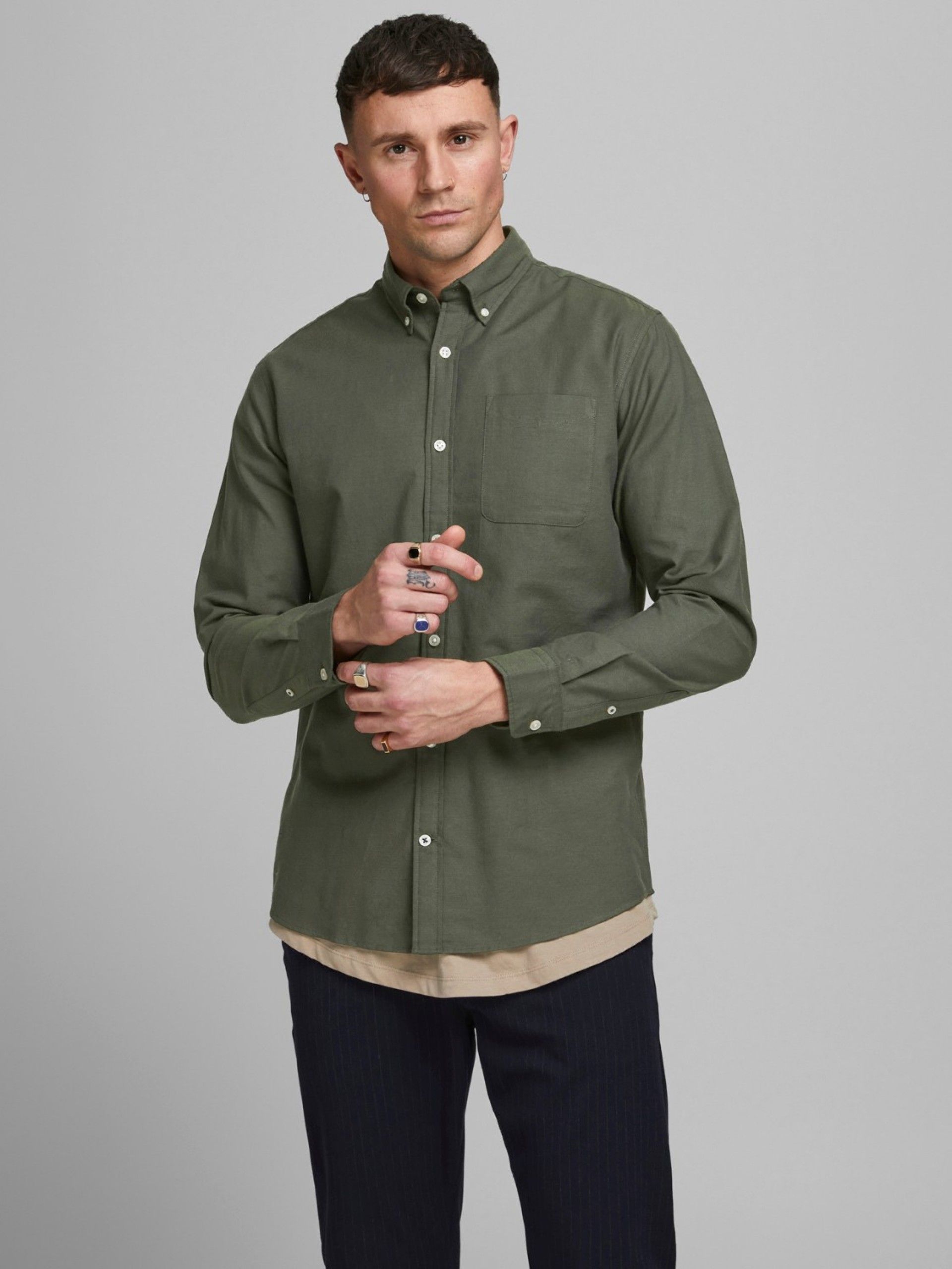 Camisa homem Oxford Jack Jones