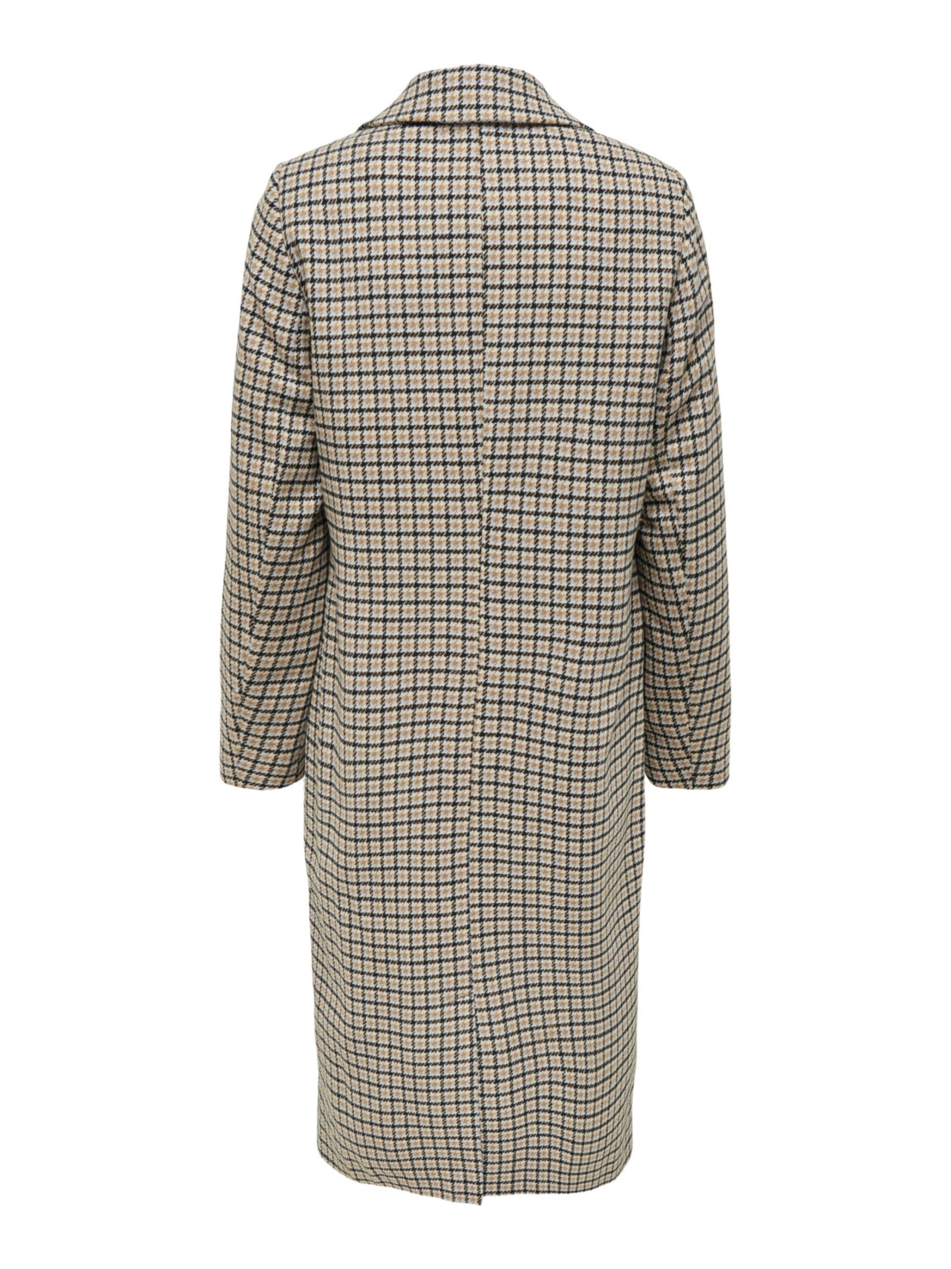 Casaco Senhora Xadrez Wool Peyton Only