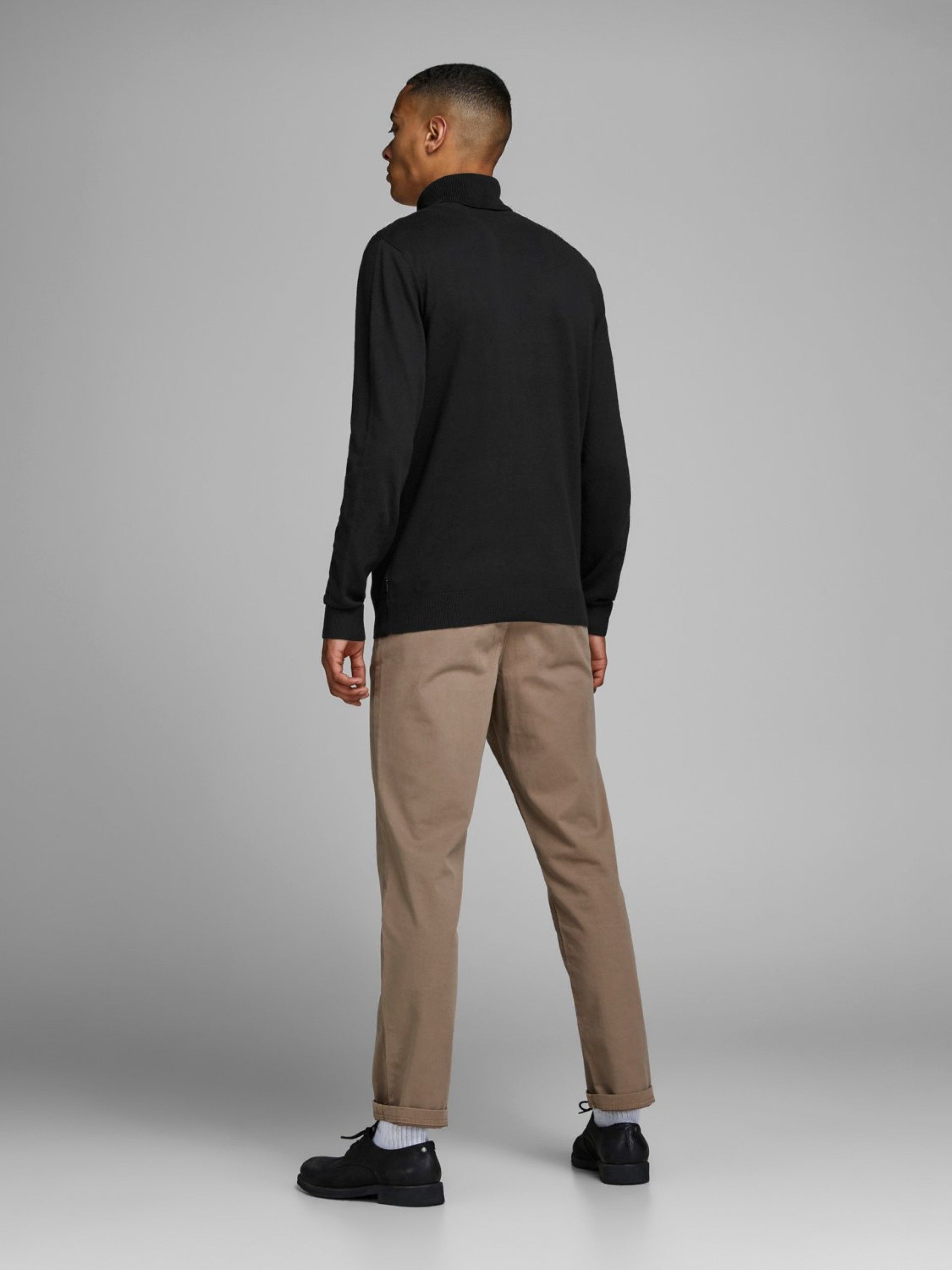 Malha Homem Gola Alta Emil Roll Jack Jones