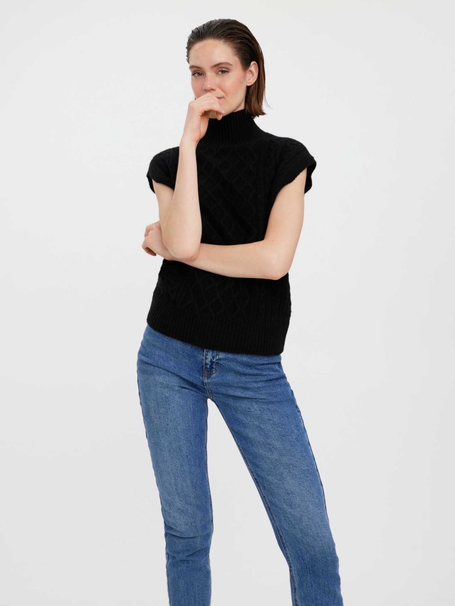 Malha colete senhora Vigga Vero Moda