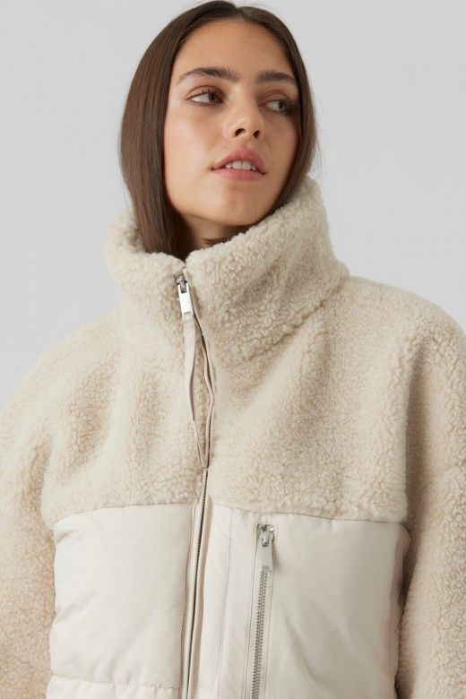 Casaco Mulher Zip EDITH Mix VERO MODA Casaco Mulher Zip EDITH Mix VERO MODA