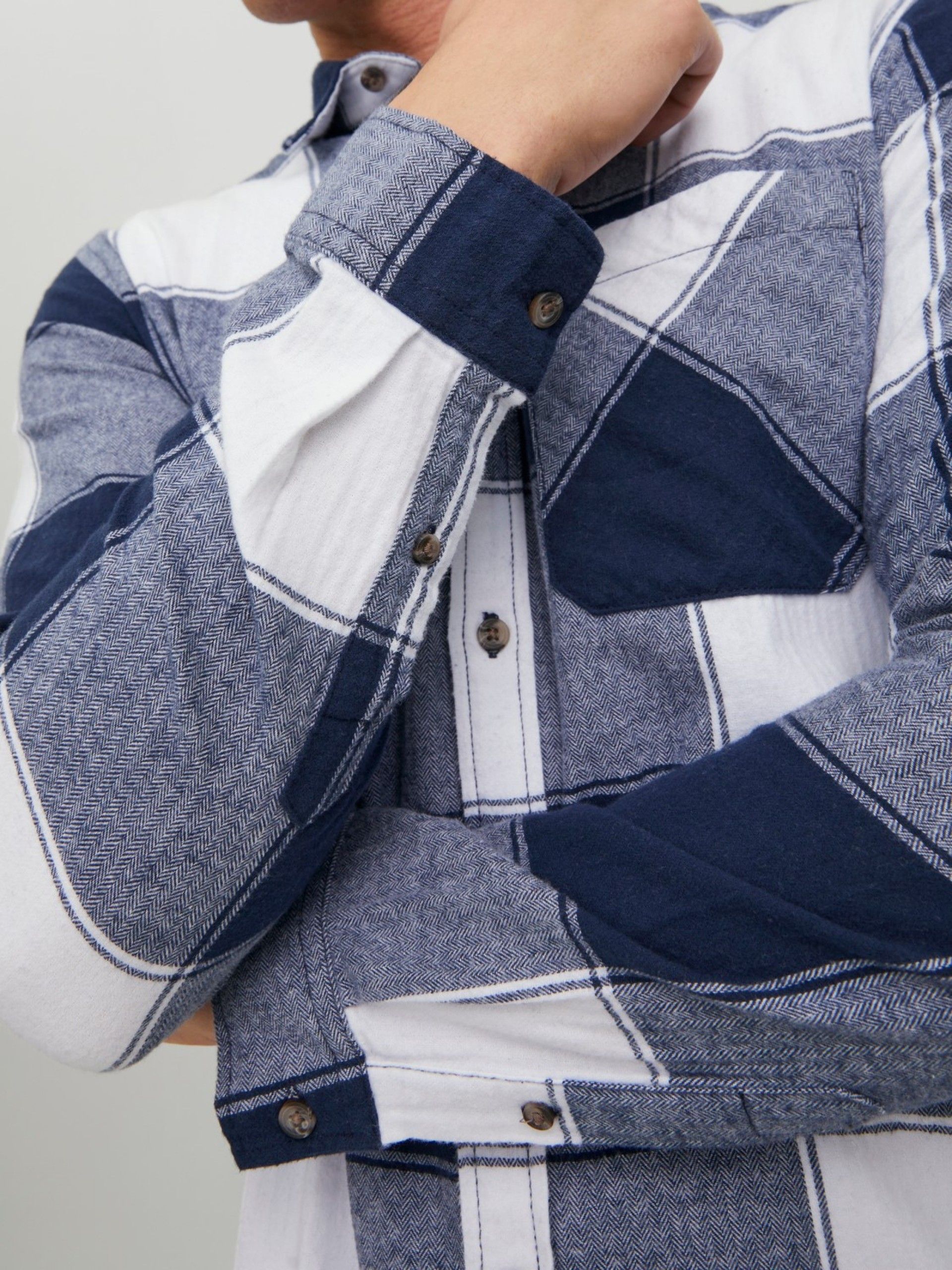 Camisa Owen xadrez confort Jack Jones