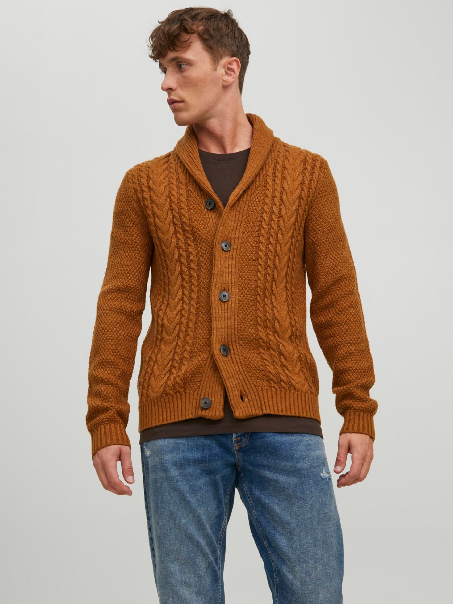 Casaco Homem Malha V RAYG Jack Jonea