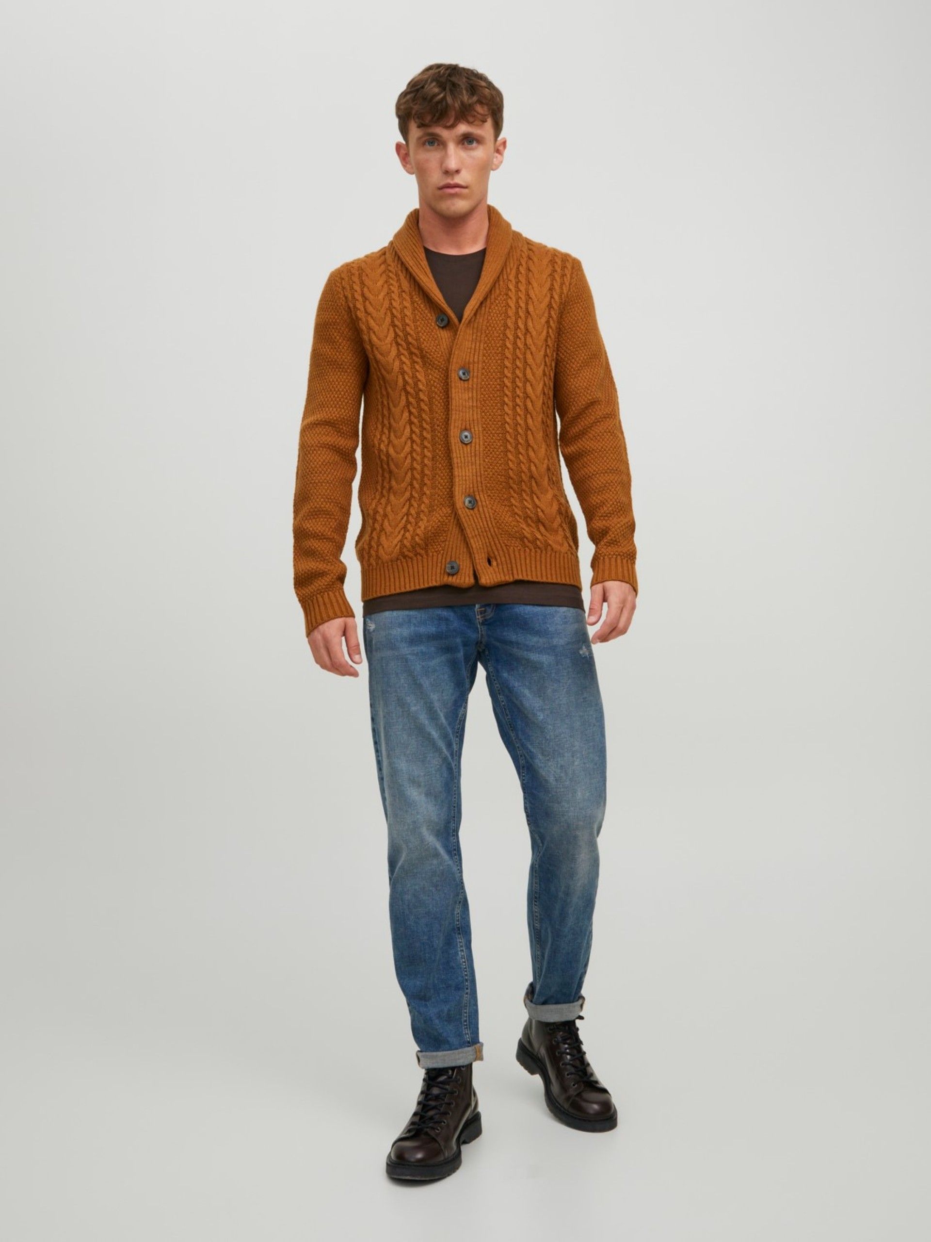 Casaco Homem Malha V RAYG Jack Jonea