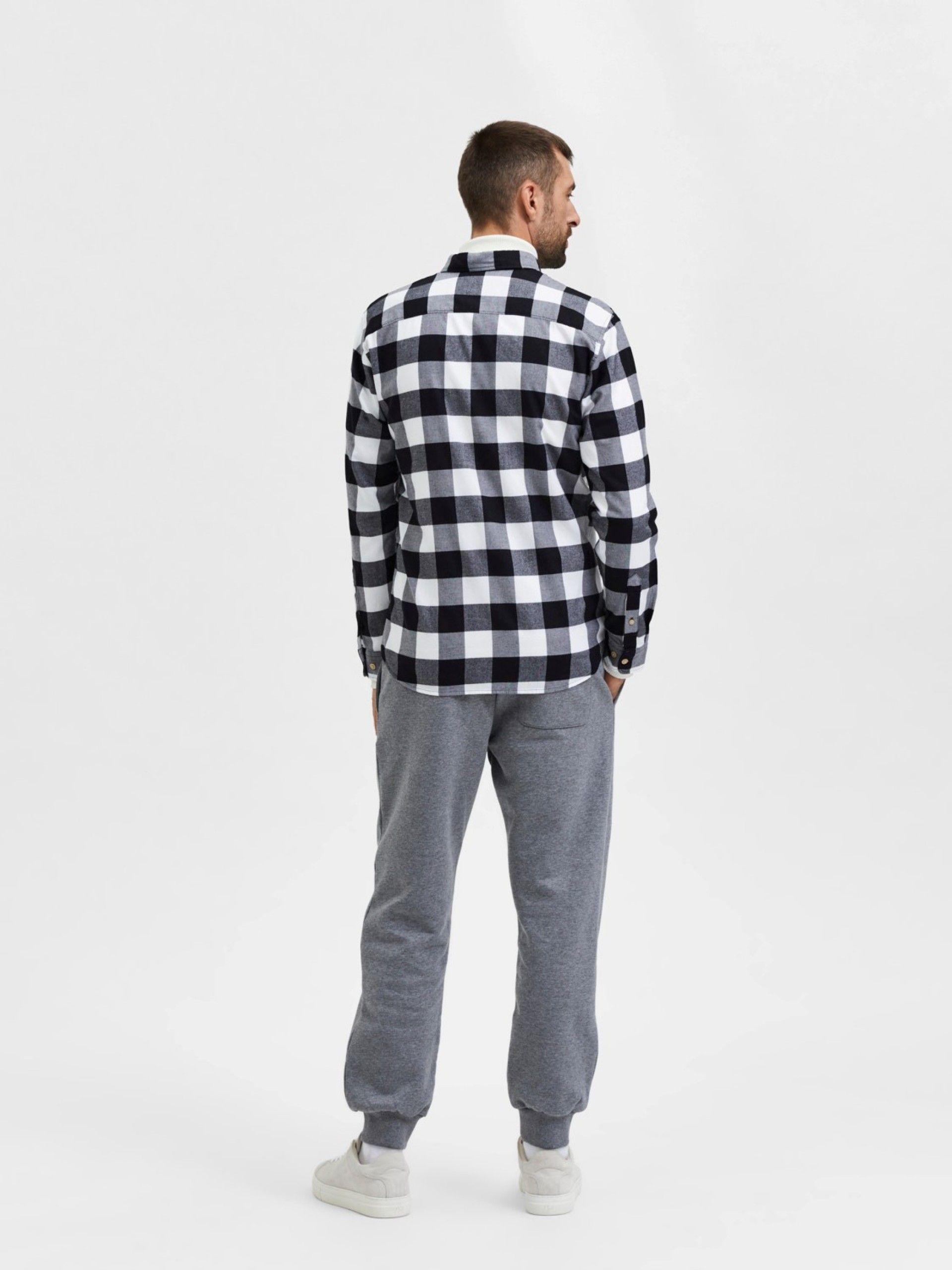 Camisa Homem Flanel Xadrez Slim SELECTED