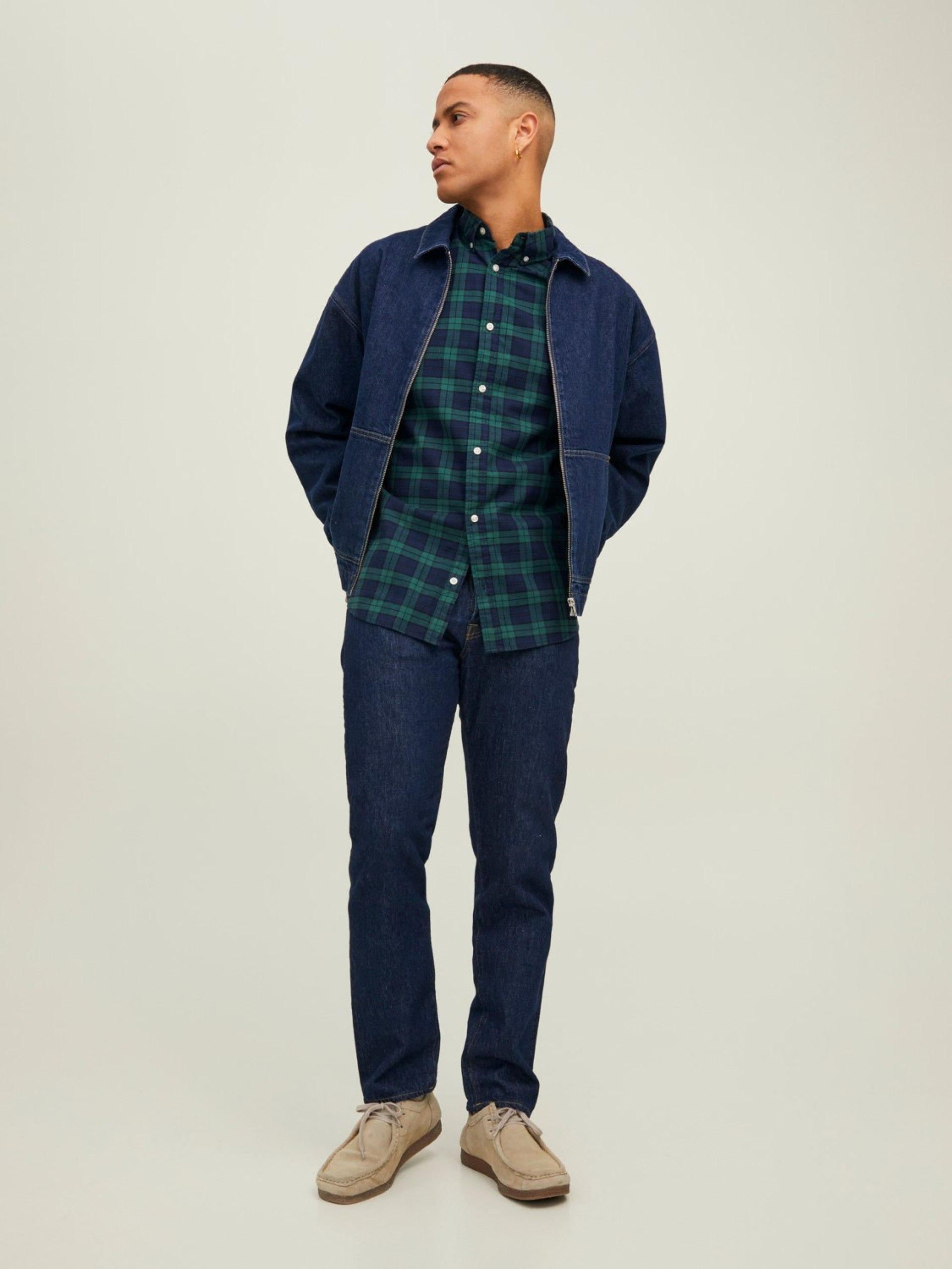 Camisa Xadrez CARL Oversize Jack Jones