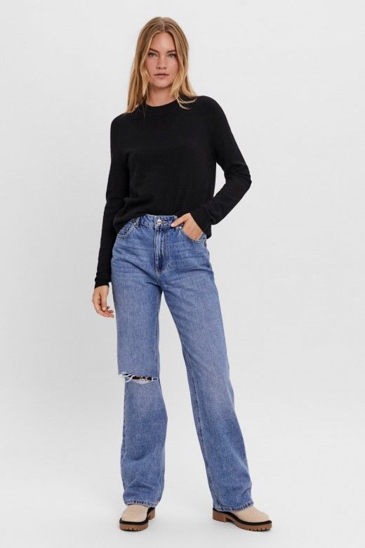 Malha Senhora Happiness Maia gola Vero Moda Malha Senhora Happiness Maia gola Vero Moda