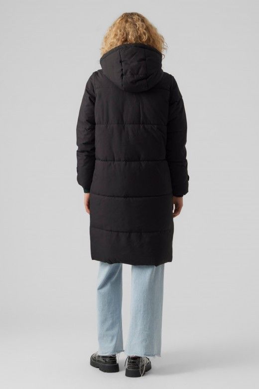 Casaco Acolchoado Convertivel em Colete com Capuz da Vero Moda Casaco Acolchoado Convertivel em Colete com Capuz da Vero Moda