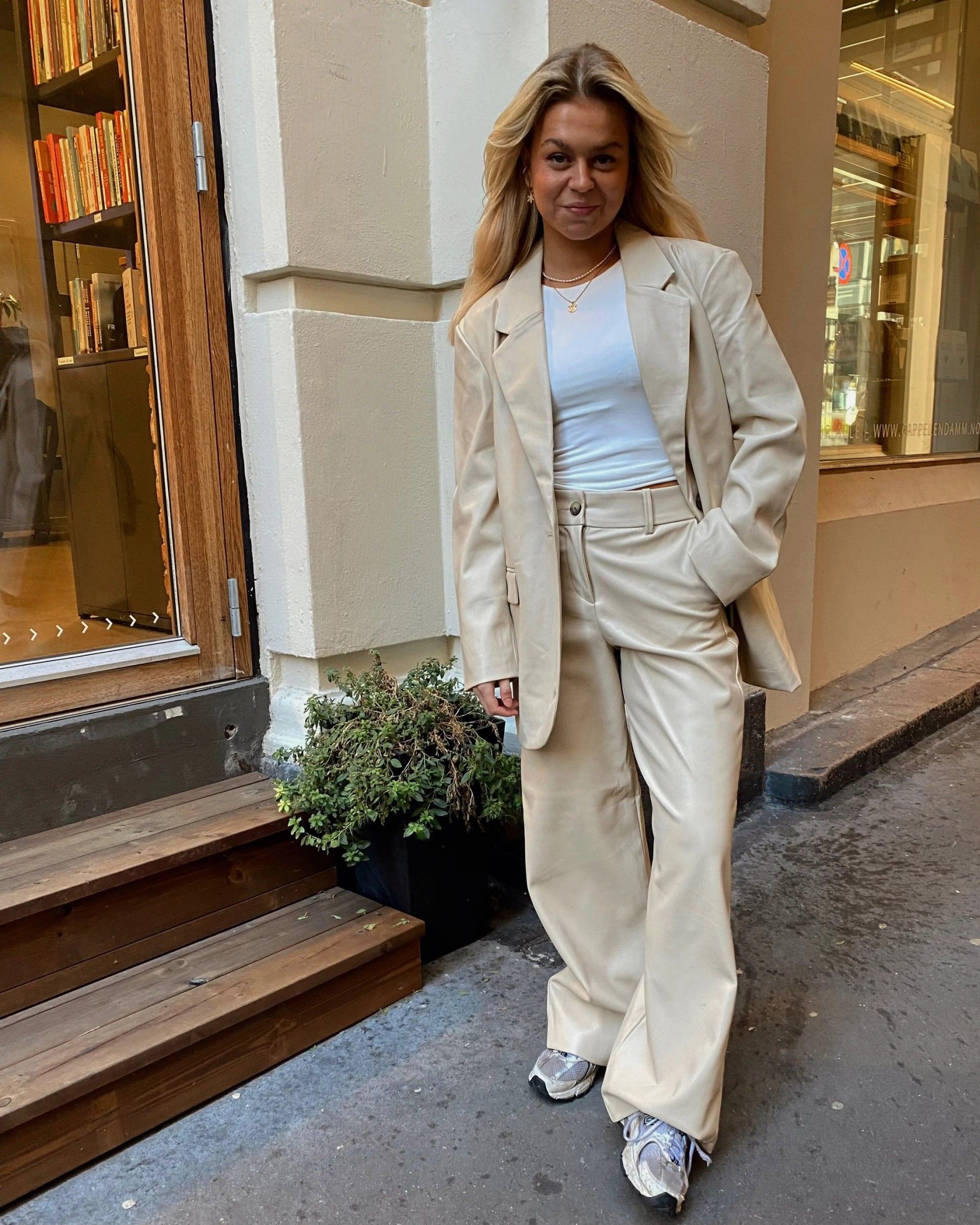 Blazer Senhora Faux Leather Olivia Vero Moda