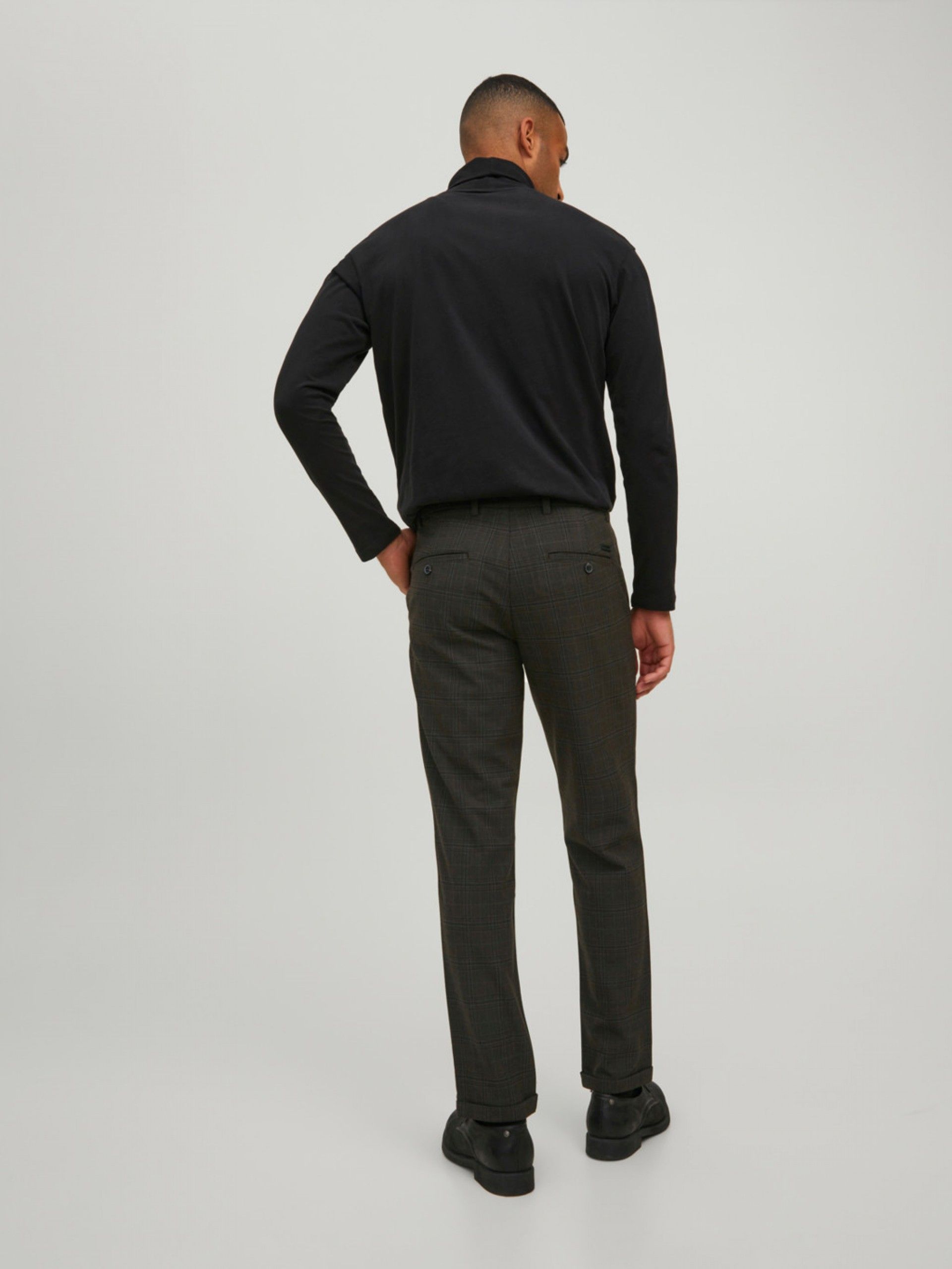 Calça Chino Homem Xadrez Marco Jack Jones