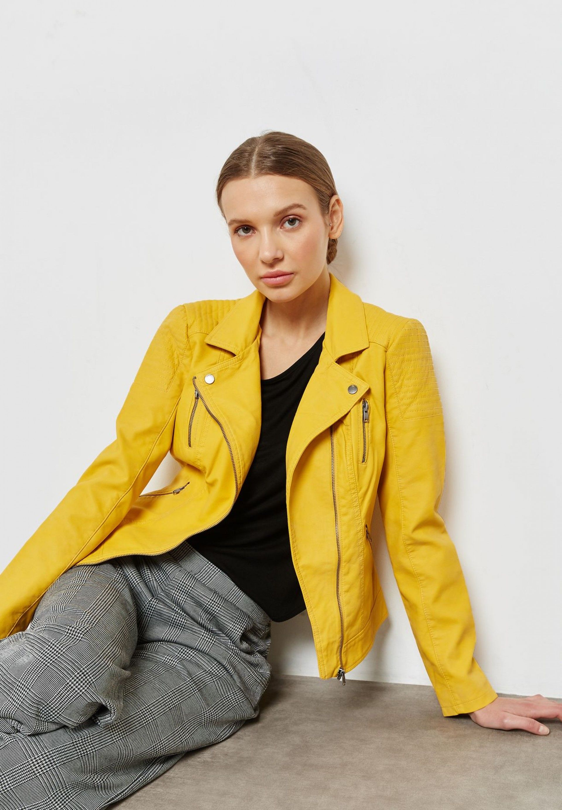 Casaco Blusão STEADY Faux LEATHER PMU-M BikerT