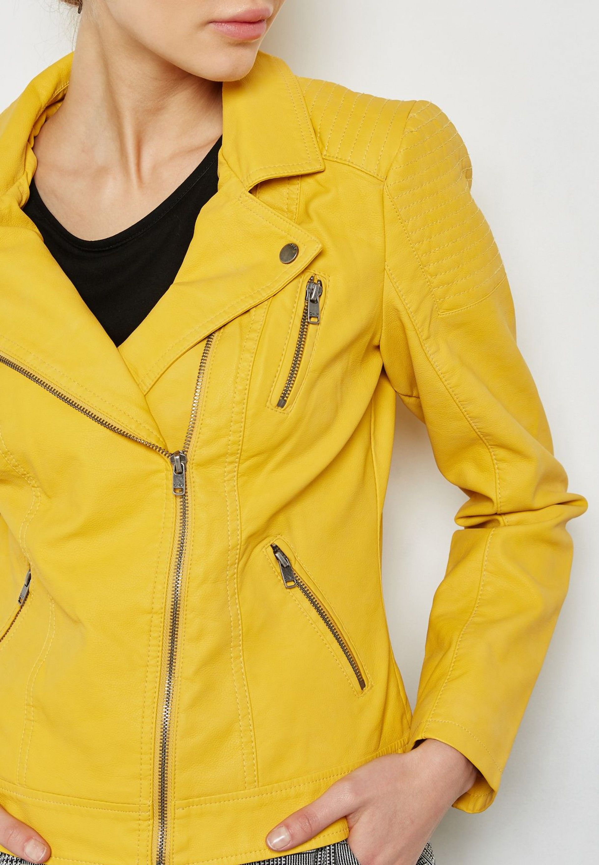 Casaco Blusão STEADY Faux LEATHER PMU-M BikerT