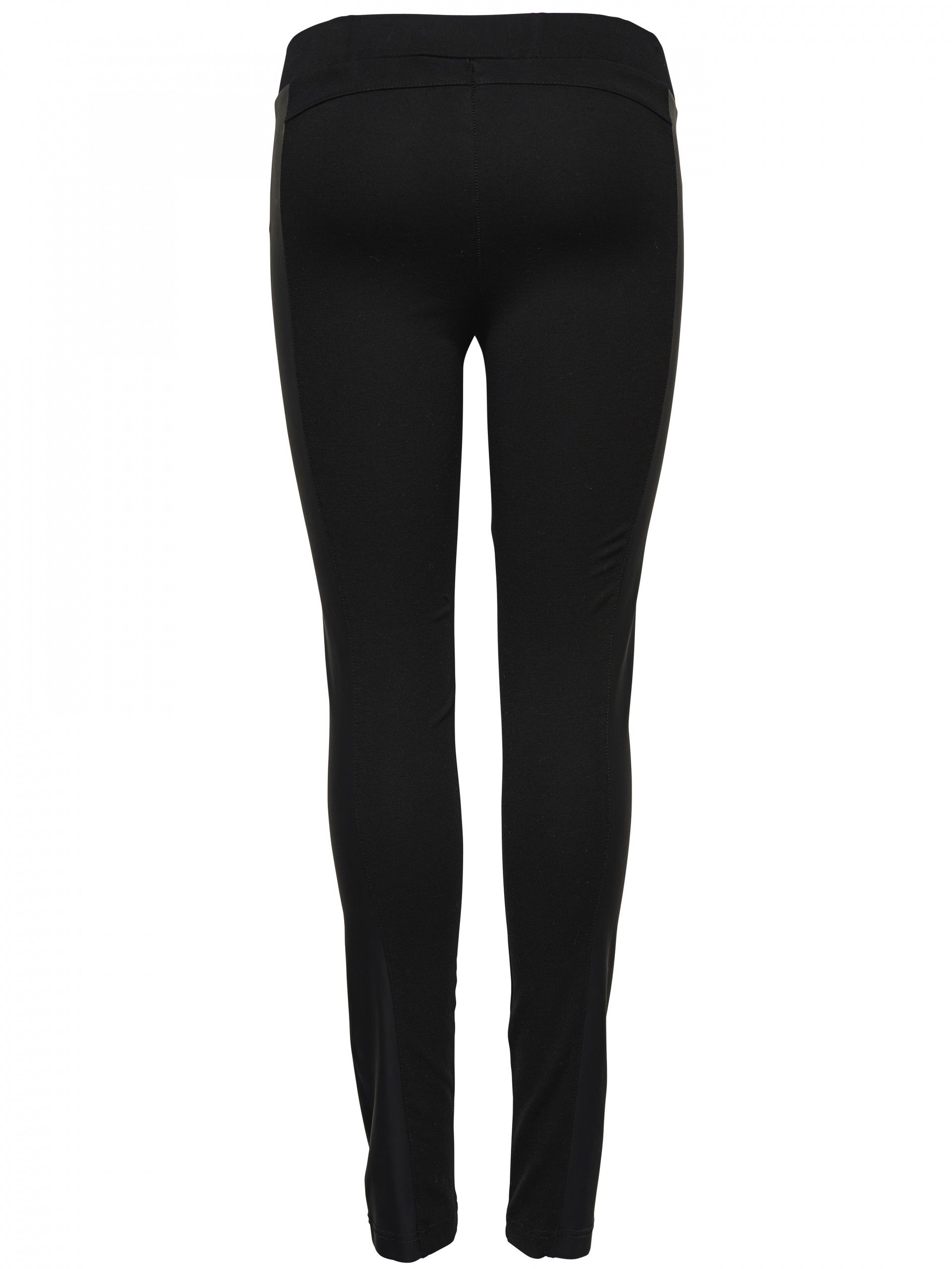 Leggins ONLY com detalhe em ecopele cor preta
