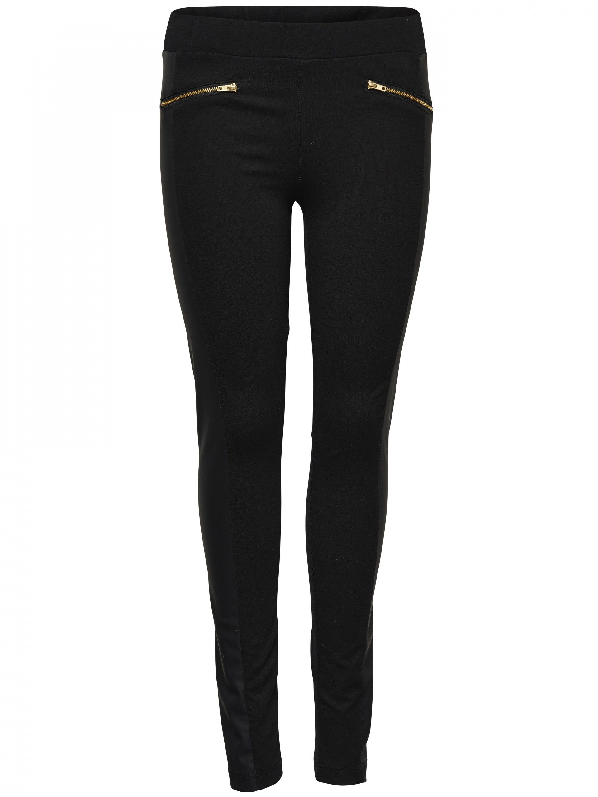 Leggins ONLY com detalhe em ecopele cor preta