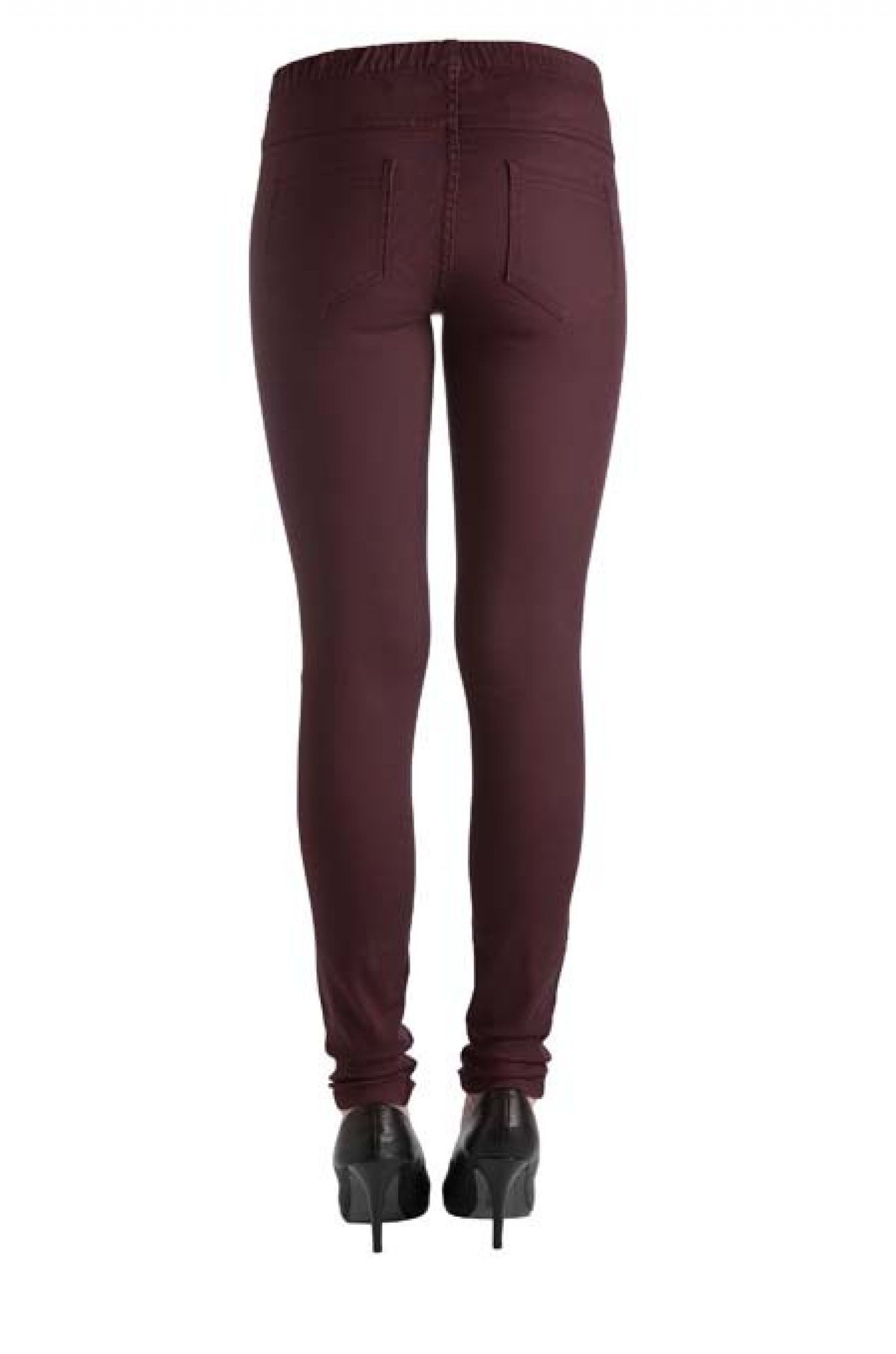 Legging PIECES FUNKY FOXY WINE RED