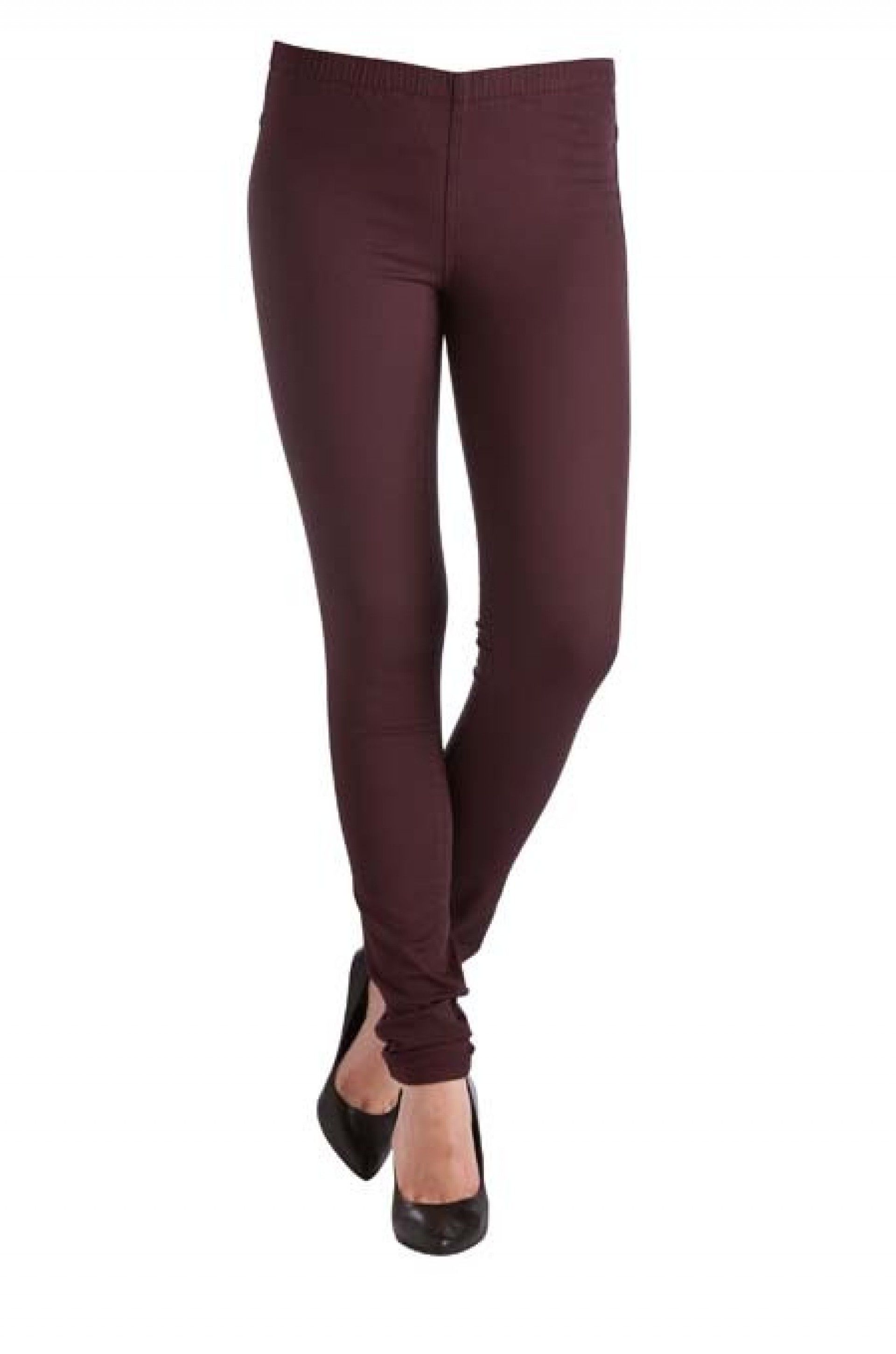 Legging PIECES FUNKY FOXY WINE RED