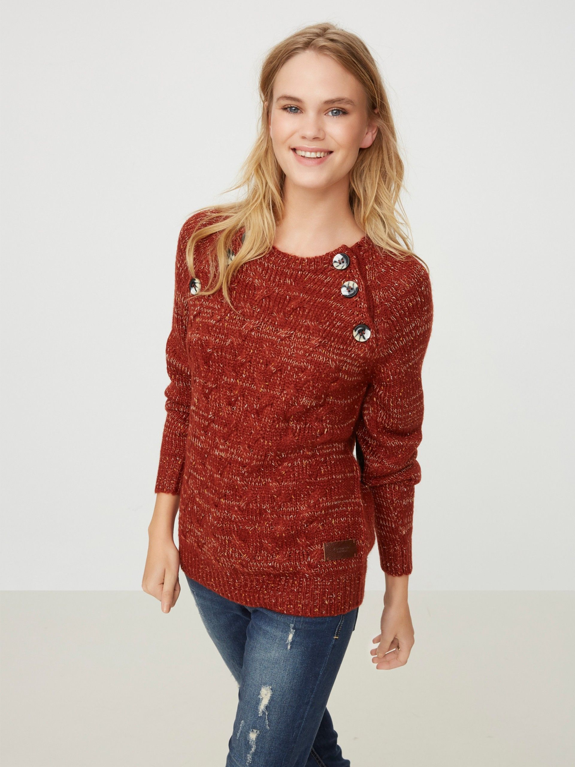 Malha VERO MODA EMMA Botão