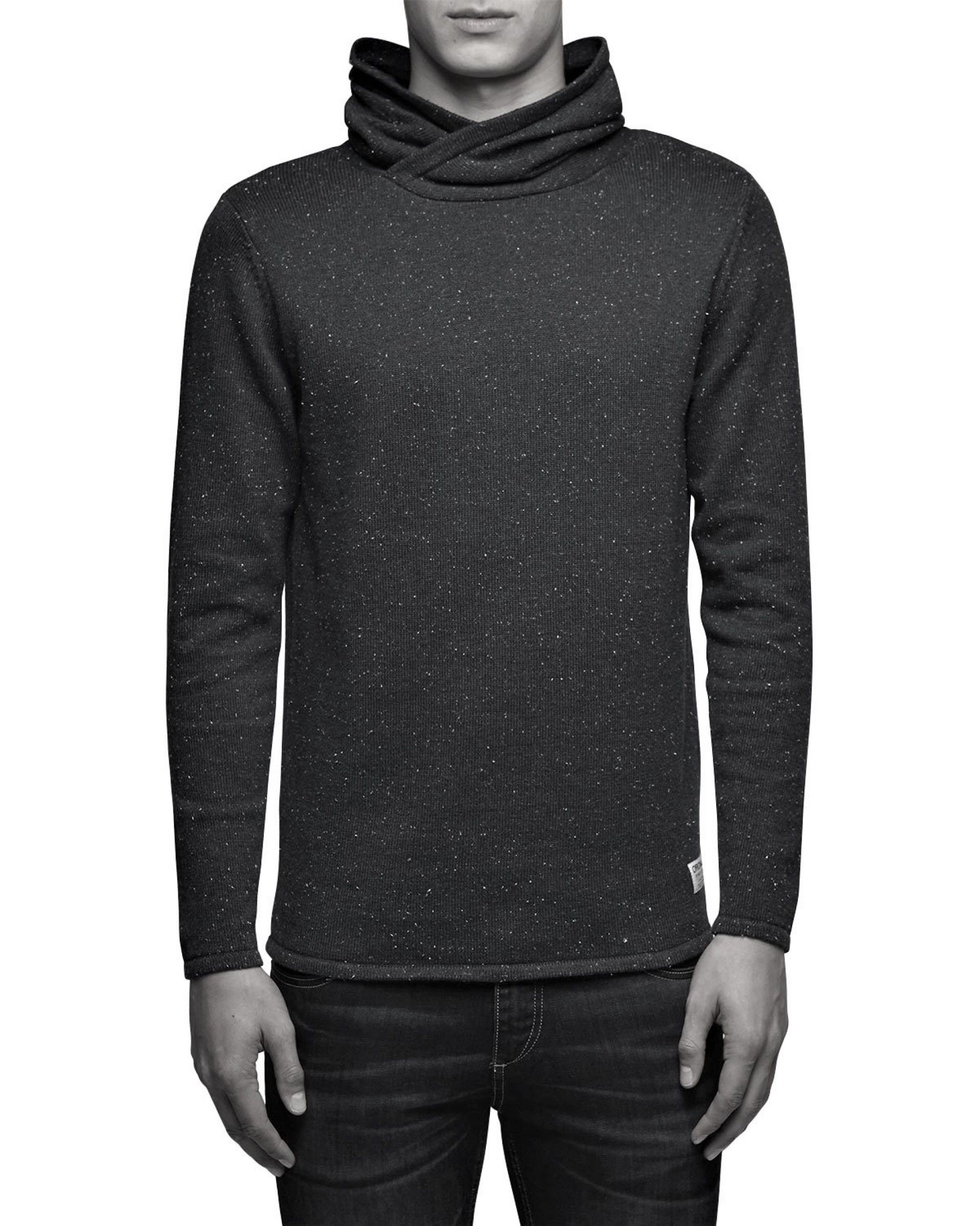 Sweat de malha Jack & Jones HARROLD capuz preta