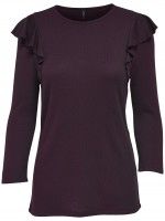 camisola ONLY BREAK 3/4 FRILL camisola ONLY BREAK 3/4 FRILL