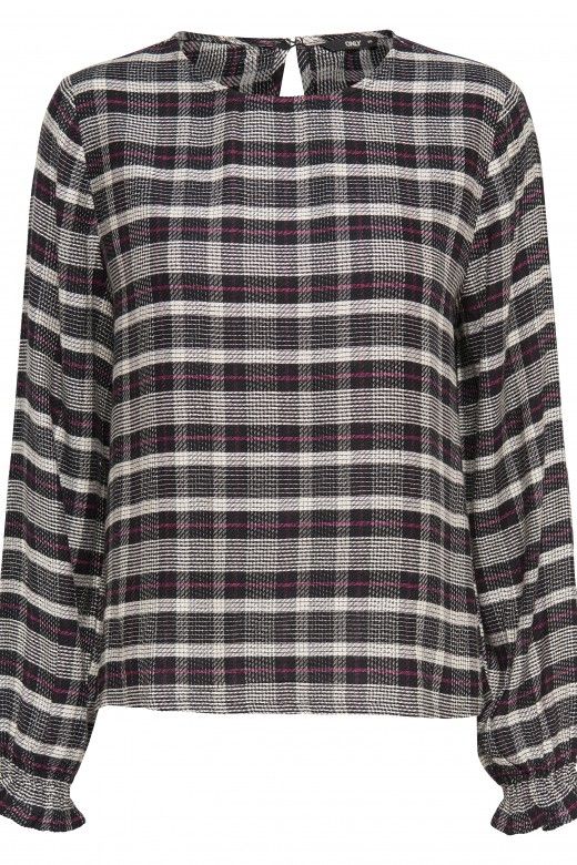 Blusa ONLY CHANELLE L/S Check Blusa ONLY CHANELLE L/S Check