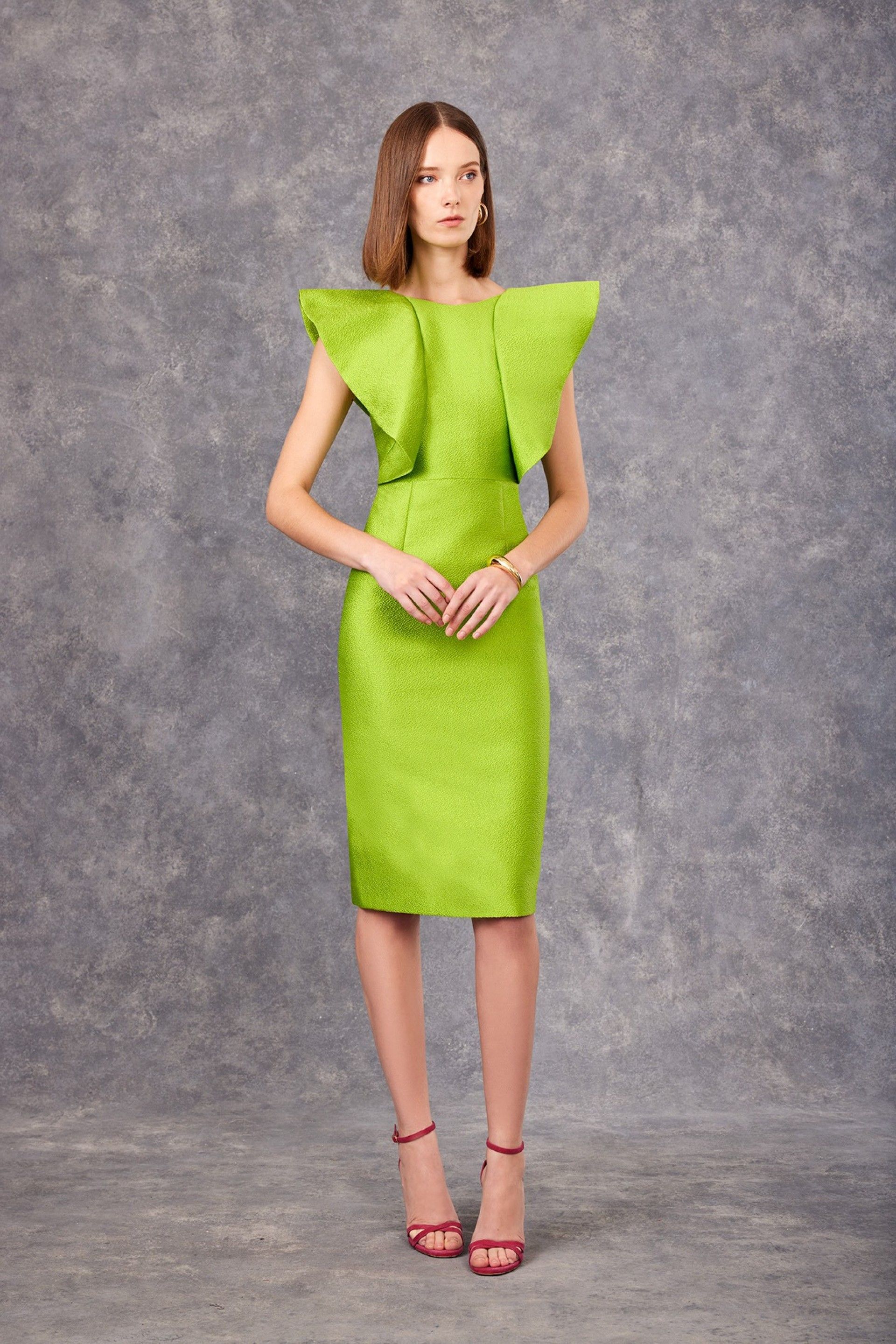 Vestido CARLA RUIZ Midi Recto