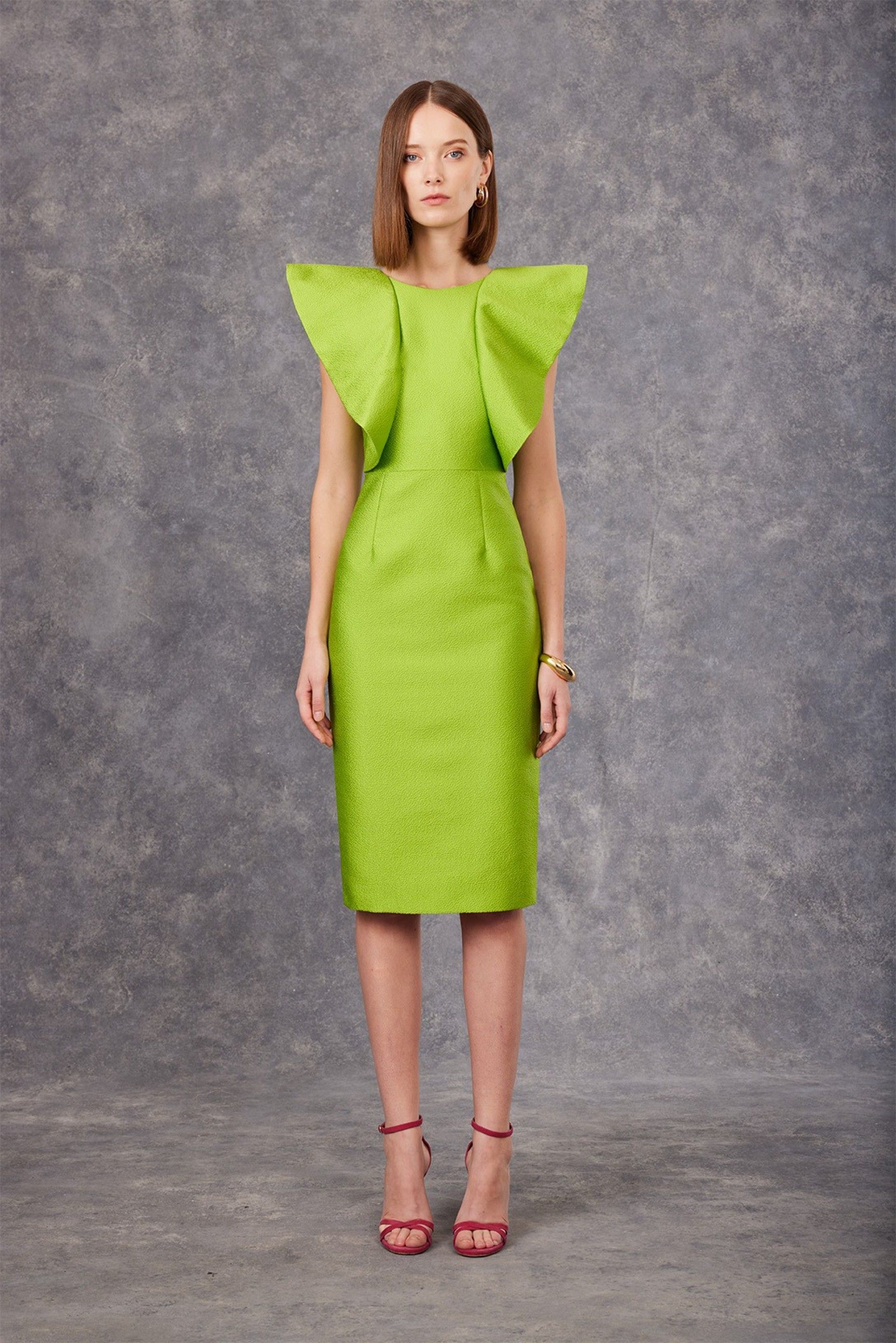 Vestido CARLA RUIZ Midi Recto