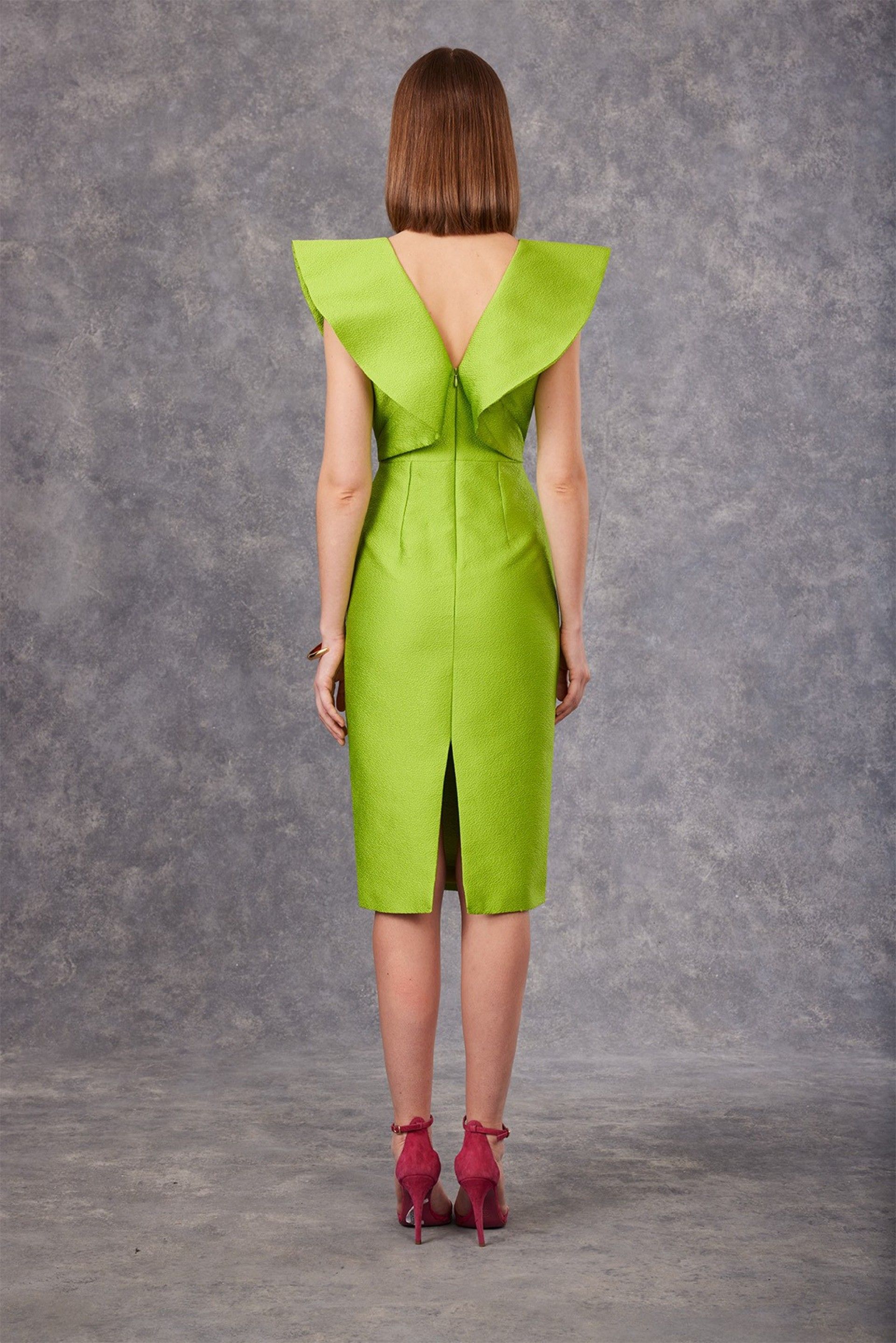 Vestido CARLA RUIZ Midi Recto