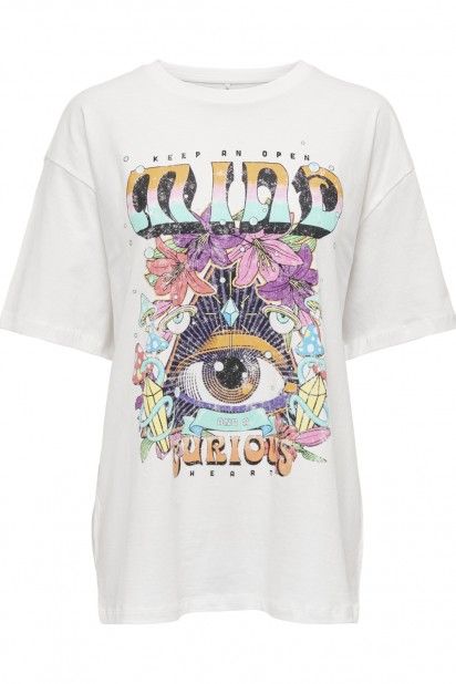 T-Shirt Mulher LIV Oversize RAINBOW ONLY
