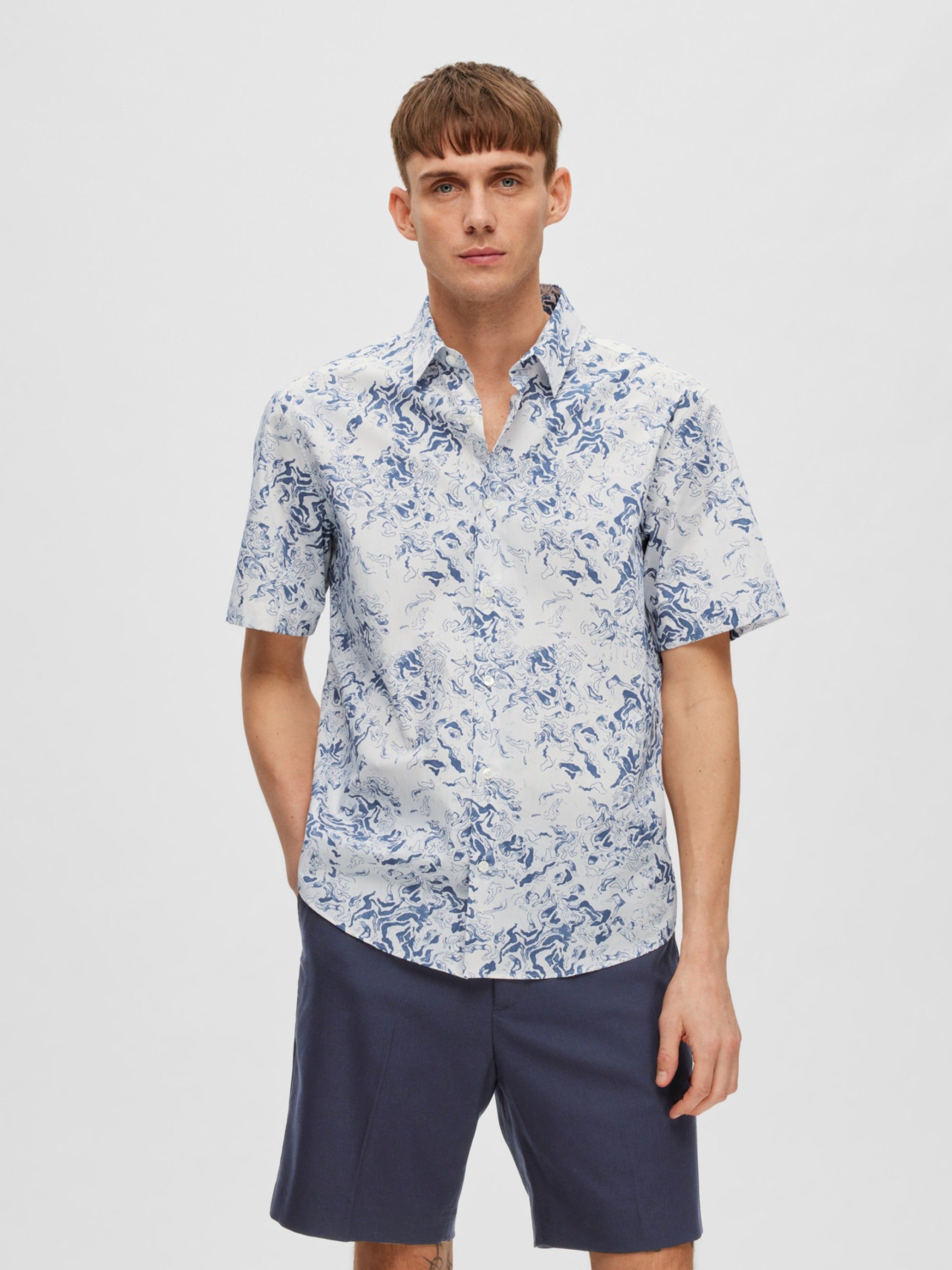 Camisa RELAXWATER Print SELECTED