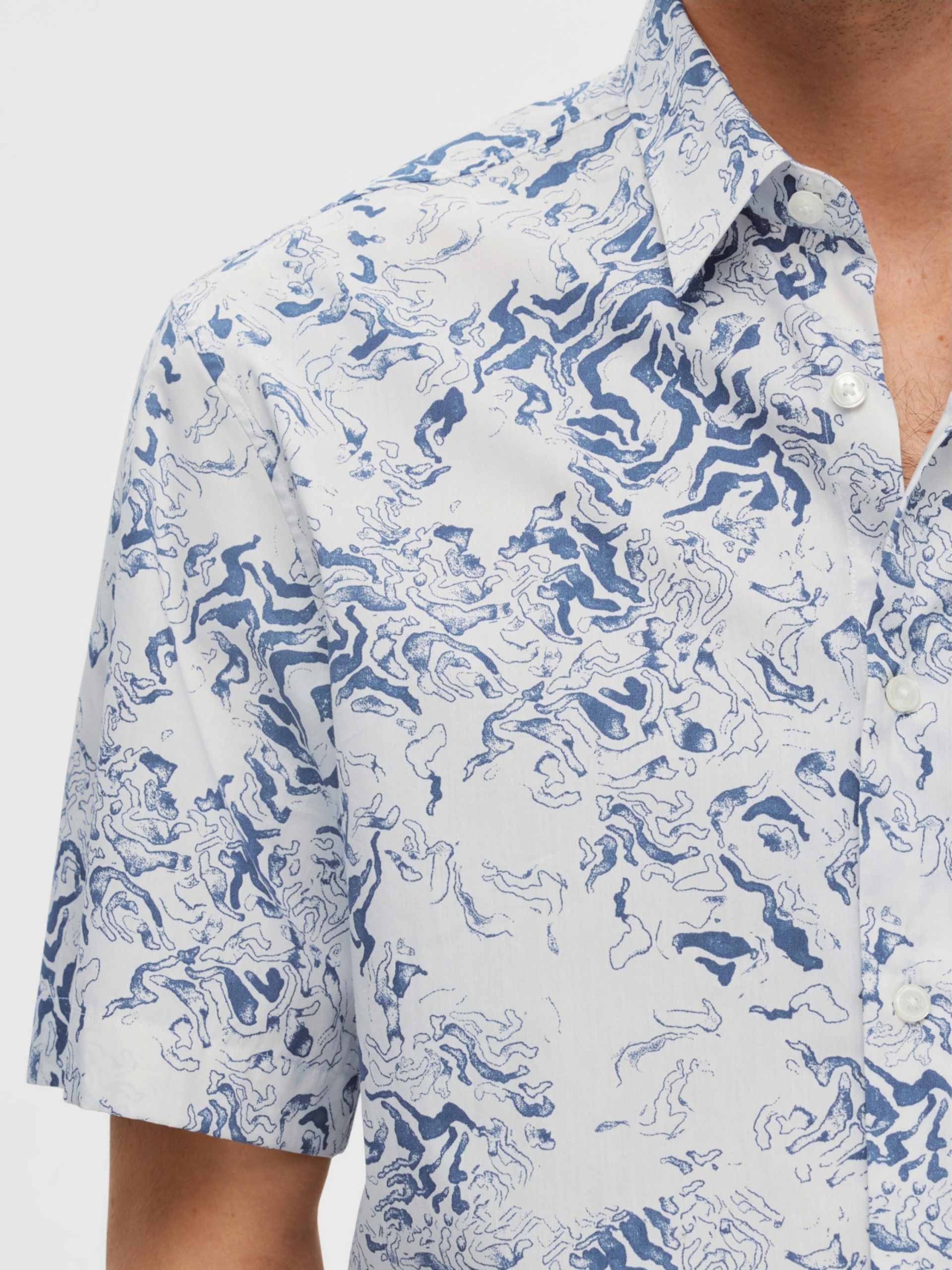 Camisa RELAXWATER Print SELECTED