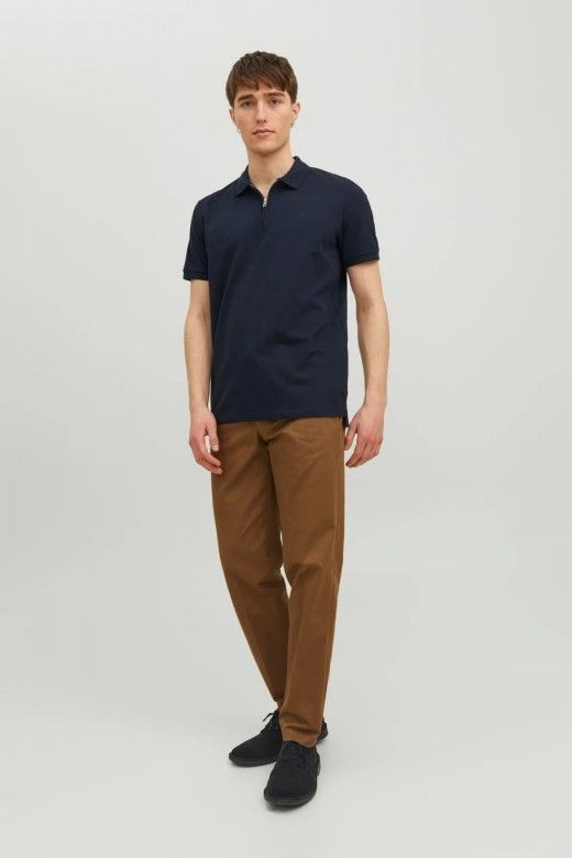 Polo Homem Zip BLASCOTT Jack Jones Polo Homem Zip BLASCOTT Jack Jones