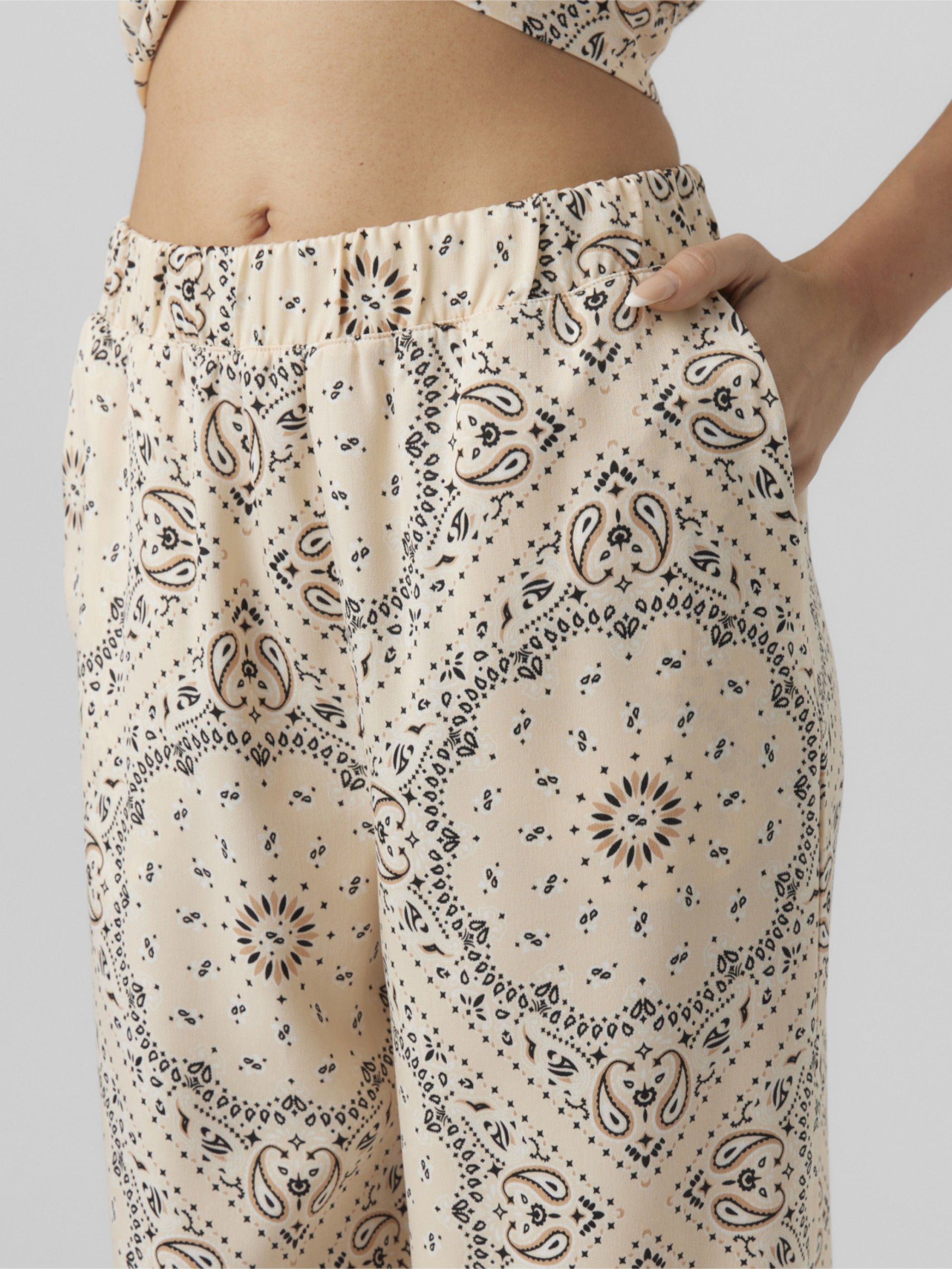 Calça Mulher RINA HW Print VERO MODA