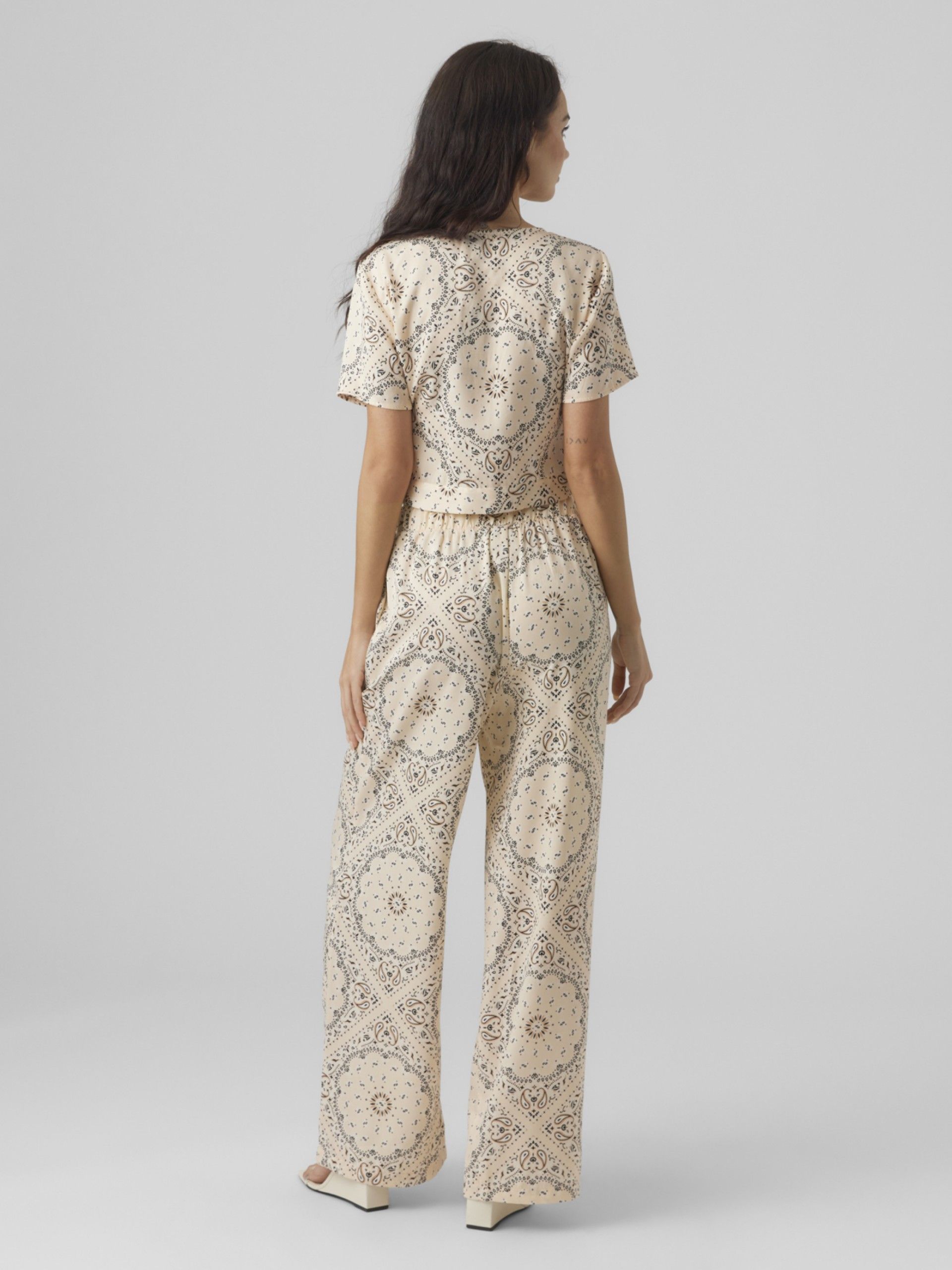 Calça Mulher RINA HW Print VERO MODA