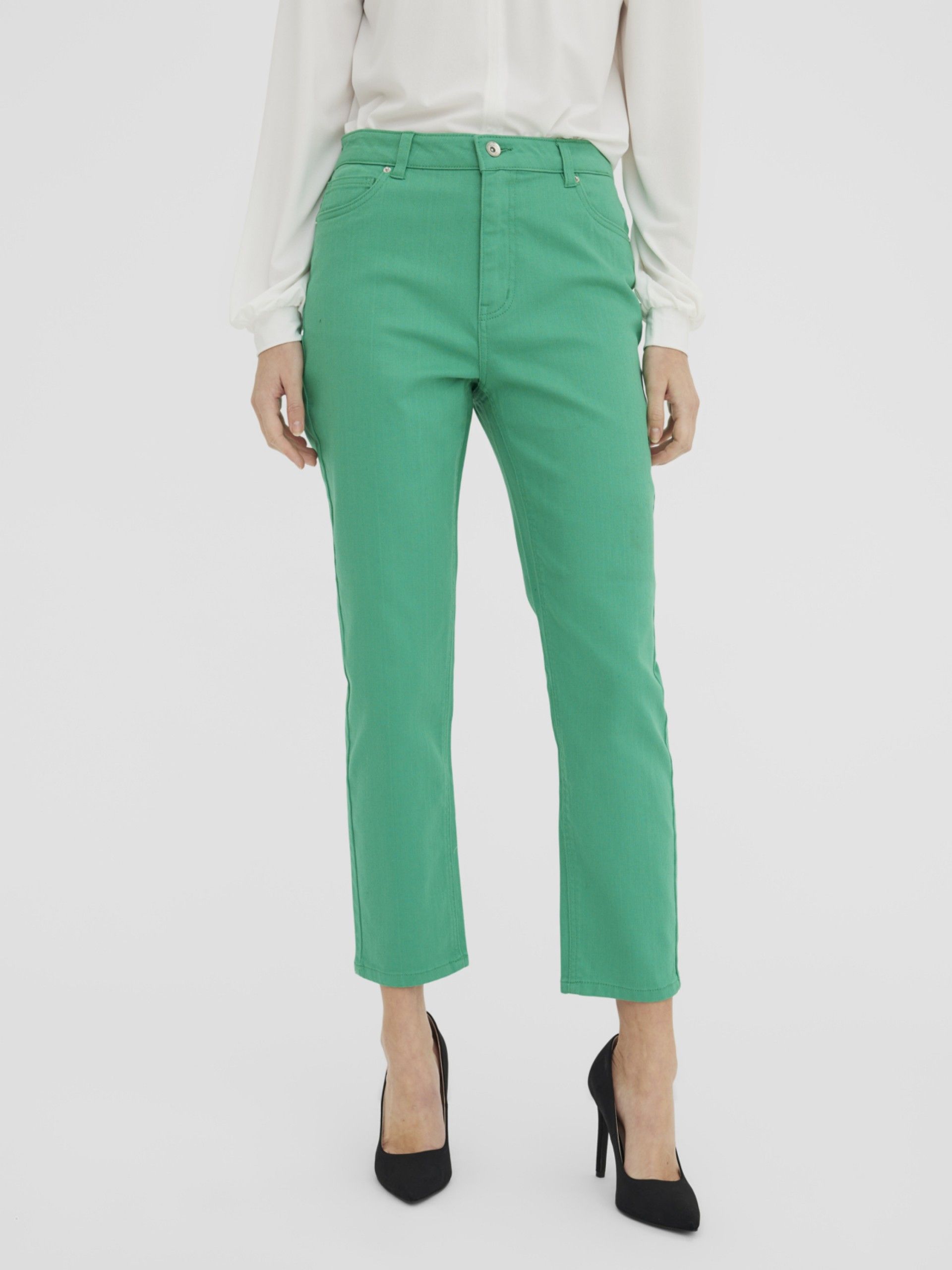 Calça Jeans Senhora Brenda Straight Vero Moda