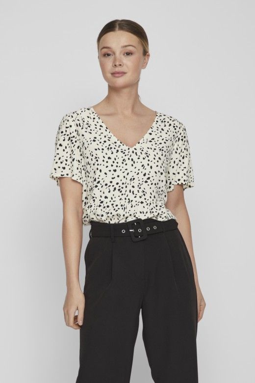 Top FINI PEPLUM Print VILA Top FINI PEPLUM Print VILA