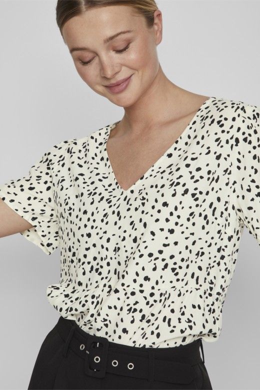 Top FINI PEPLUM Print VILA Top FINI PEPLUM Print VILA